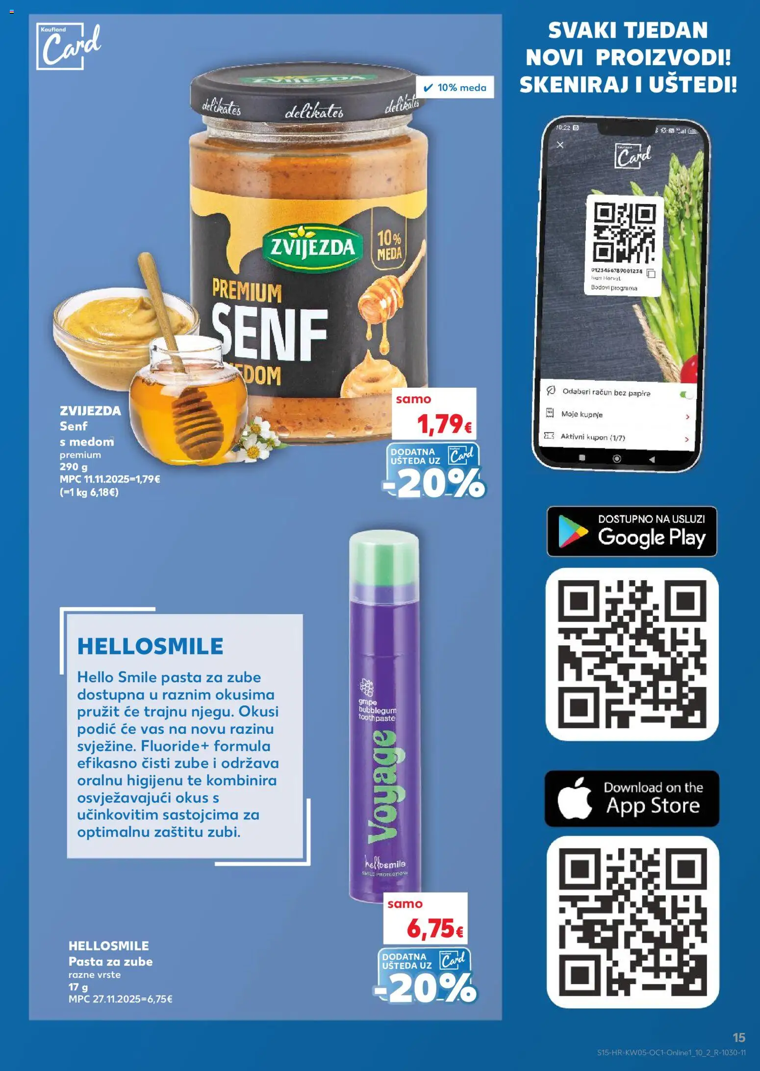 Kaufland katalog | vrijedi od 28.01.2026 | Stranica: 15 | Proizvodi: Pasta za zube, Pasta, Senf