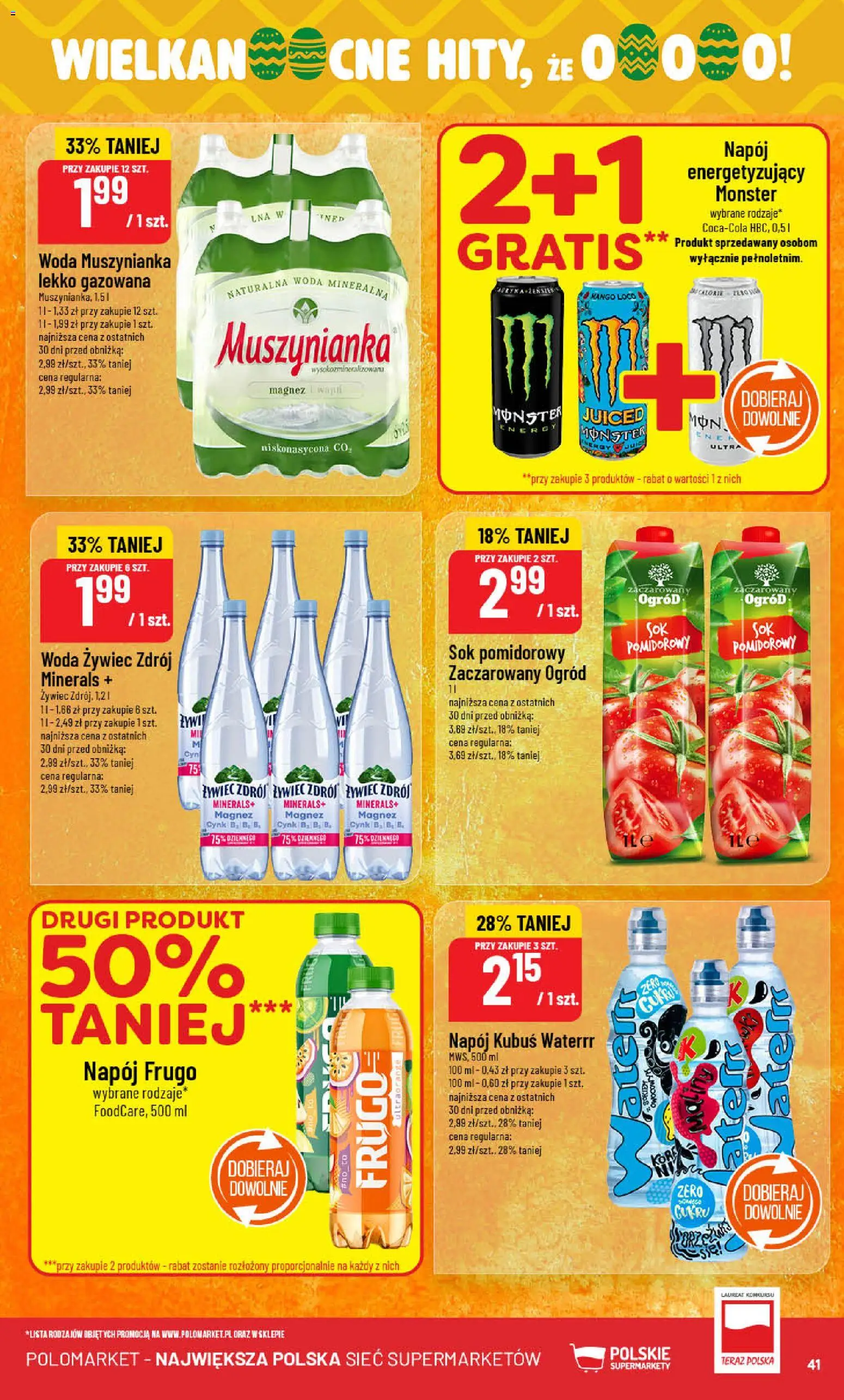 POLOmarket gazetka od 04.03.2026 | Strona: 41 | Produkty: Mango, Woda żywiec, Sok, Woda