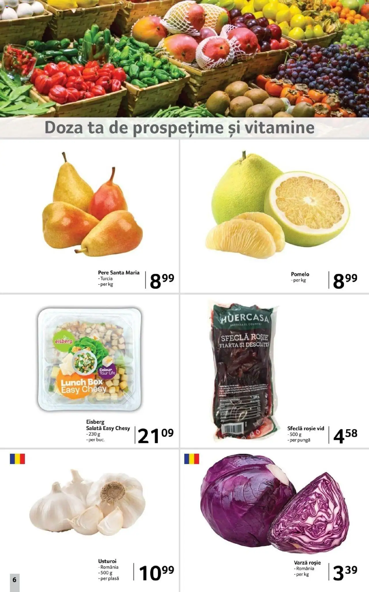 Noul catalog Selgros – valabil de la 17.10.2025 | Pagină: 6 | Produse: Varză, Pungă, Usturoi, Sfeclă