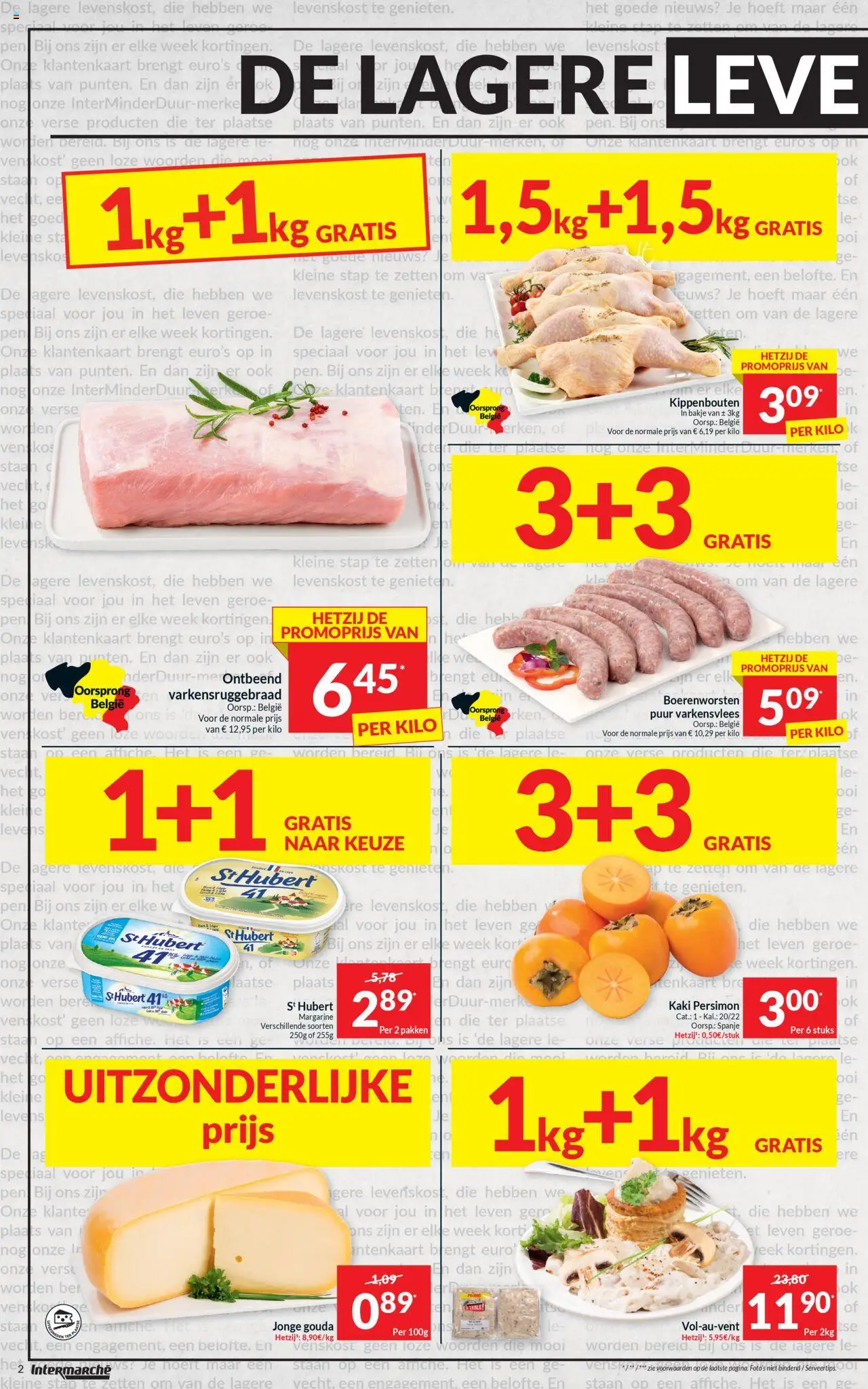 {H1} | Pagina: 2 | Producten: Varkensvlees, Gouda, Klei, Pen