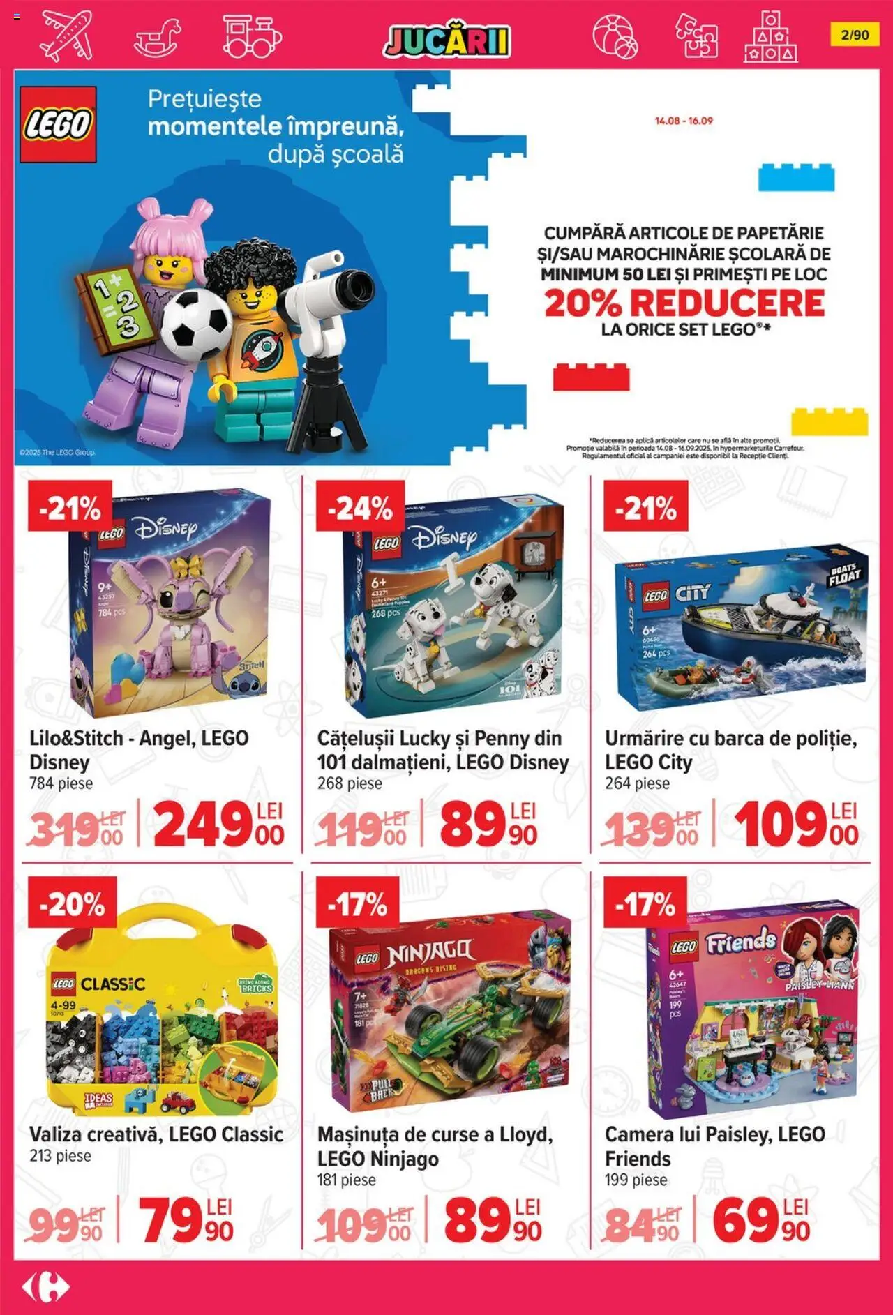 Carrefour catalog - Începe școala – valabil de la 13.08.2025 | Pagină: 3 | Produse: Valiză, Cameră