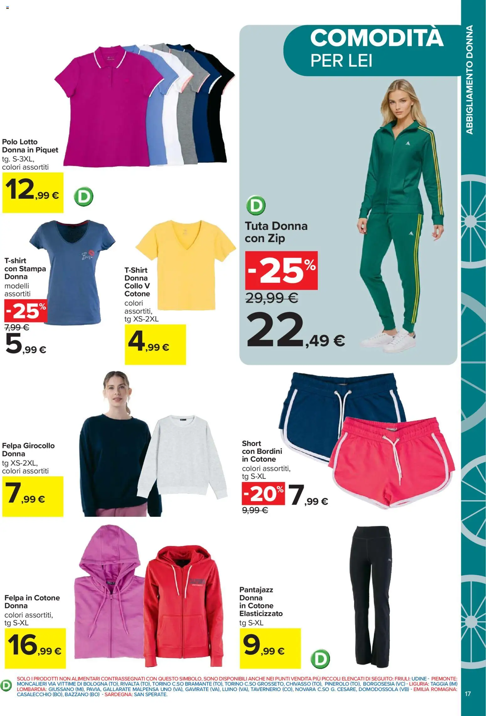 Volantino Carrefour del 20.04.2026 | Pagina: 17 | Prodotti: Felpa, Polo, Stampa