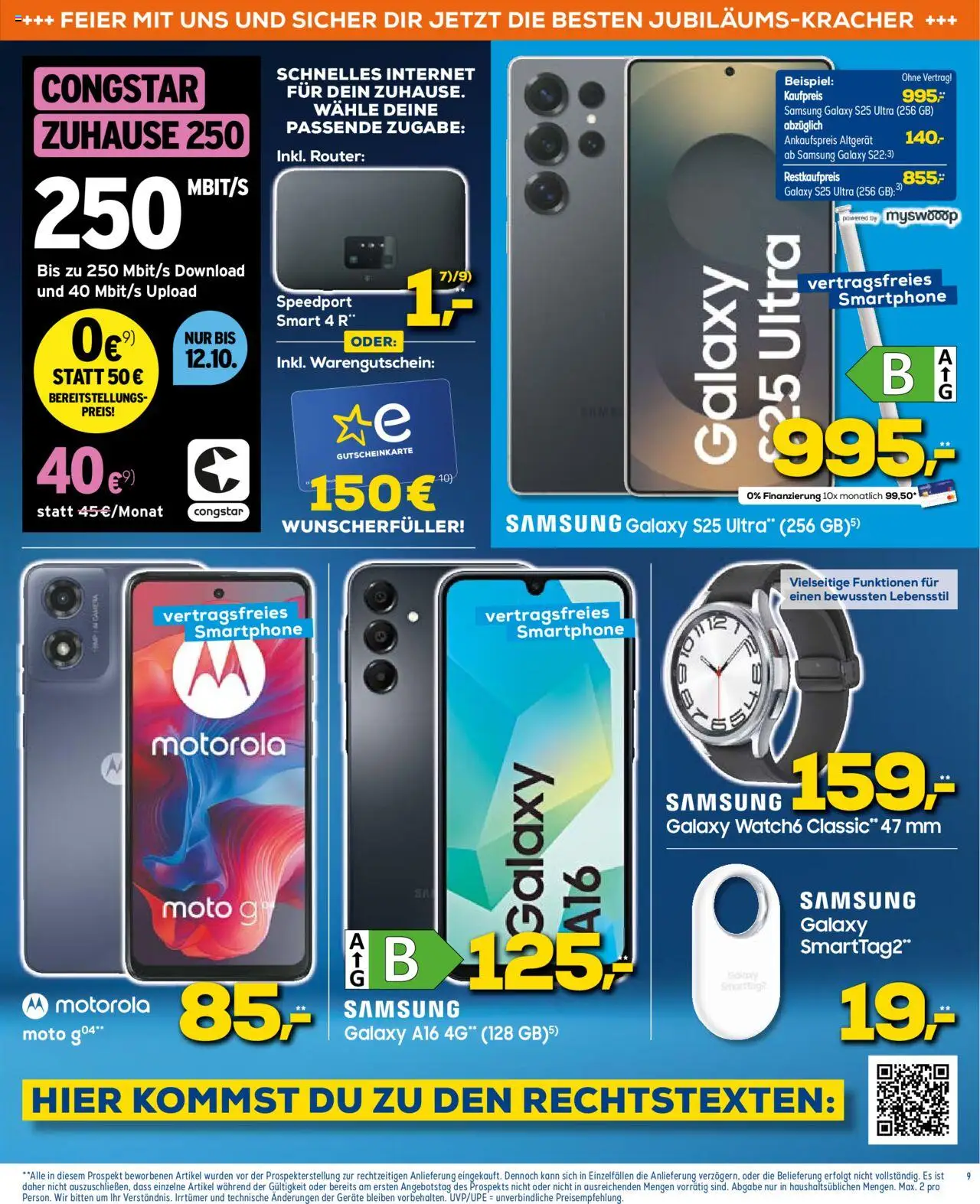 Euronics  Unsere aktuelle Werbung! - gültig ab dem 27.08.2025 | Seite: 9 | Produkte: Samsung, Smartphone