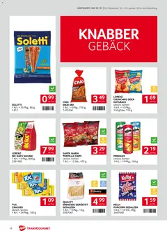 Transgourmet Zustellaktion ab 22.12.2025 gültig | Seite: 18 | Produkte: Chips, Chili, Папионка