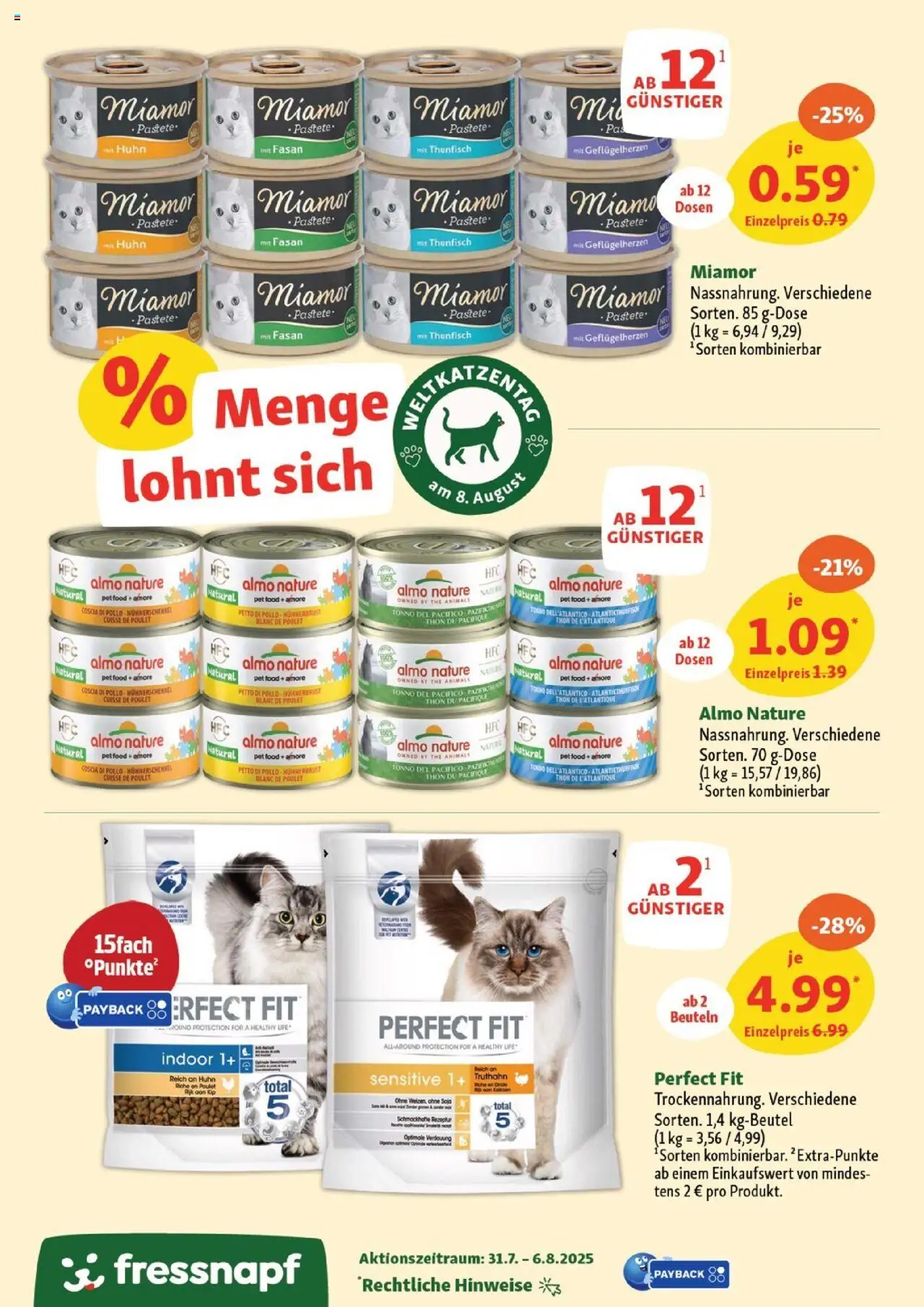 Fressnapf Prospekt - gültig ab dem 31.07.2025 | Seite: 4 | Produkte: Thunfisch