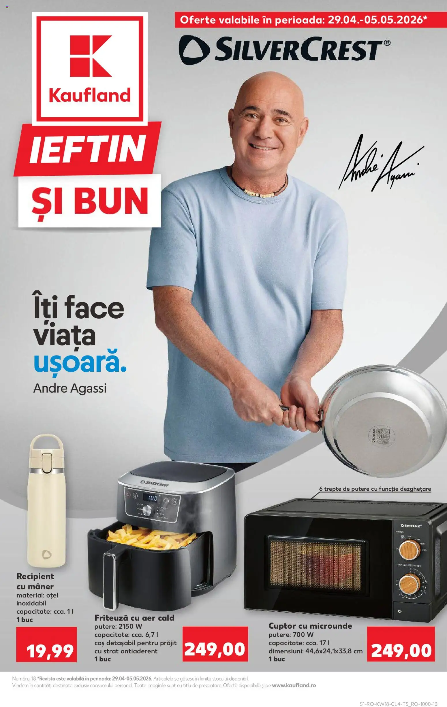 Noul catalog Kaufland – valabil de la 29.04.2026 | Pagină: 1 | Produse: Ginseng, Cuptor Cu Microunde, Friteuză, Mâner