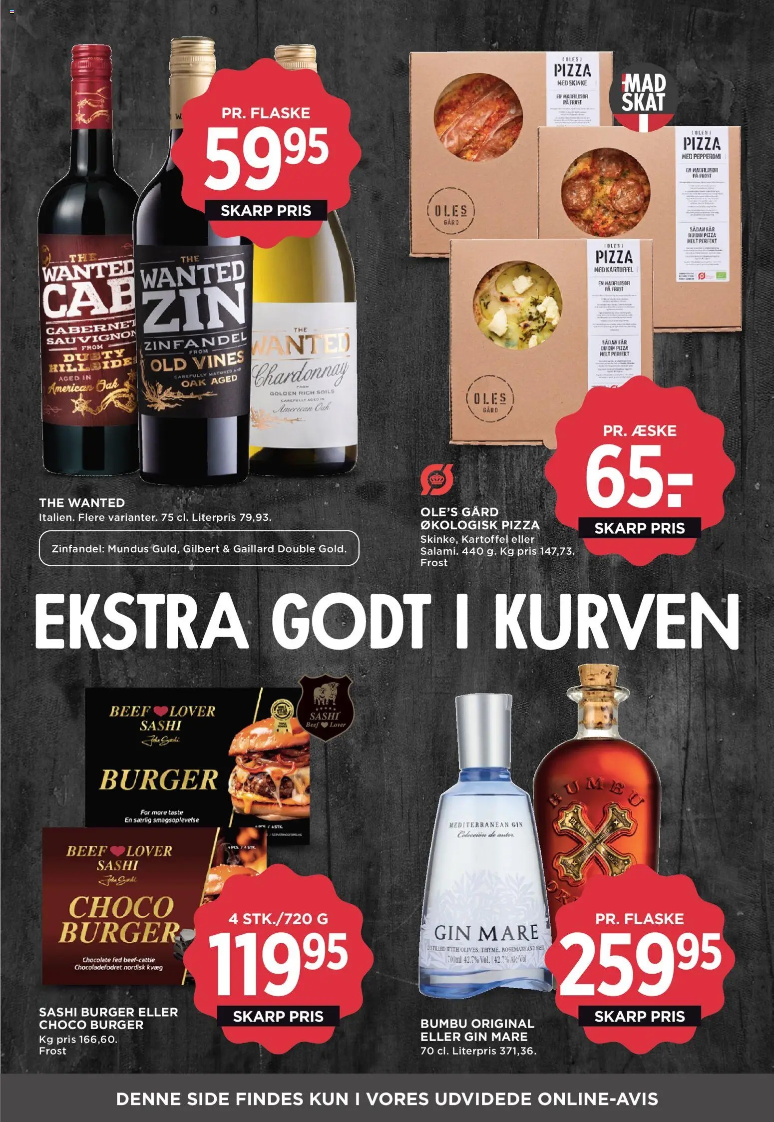 Meny tilbudsavis – gyldig fra 13.02.2026 | Side: 5 | Produkter: Skinke, Pizza, Gin