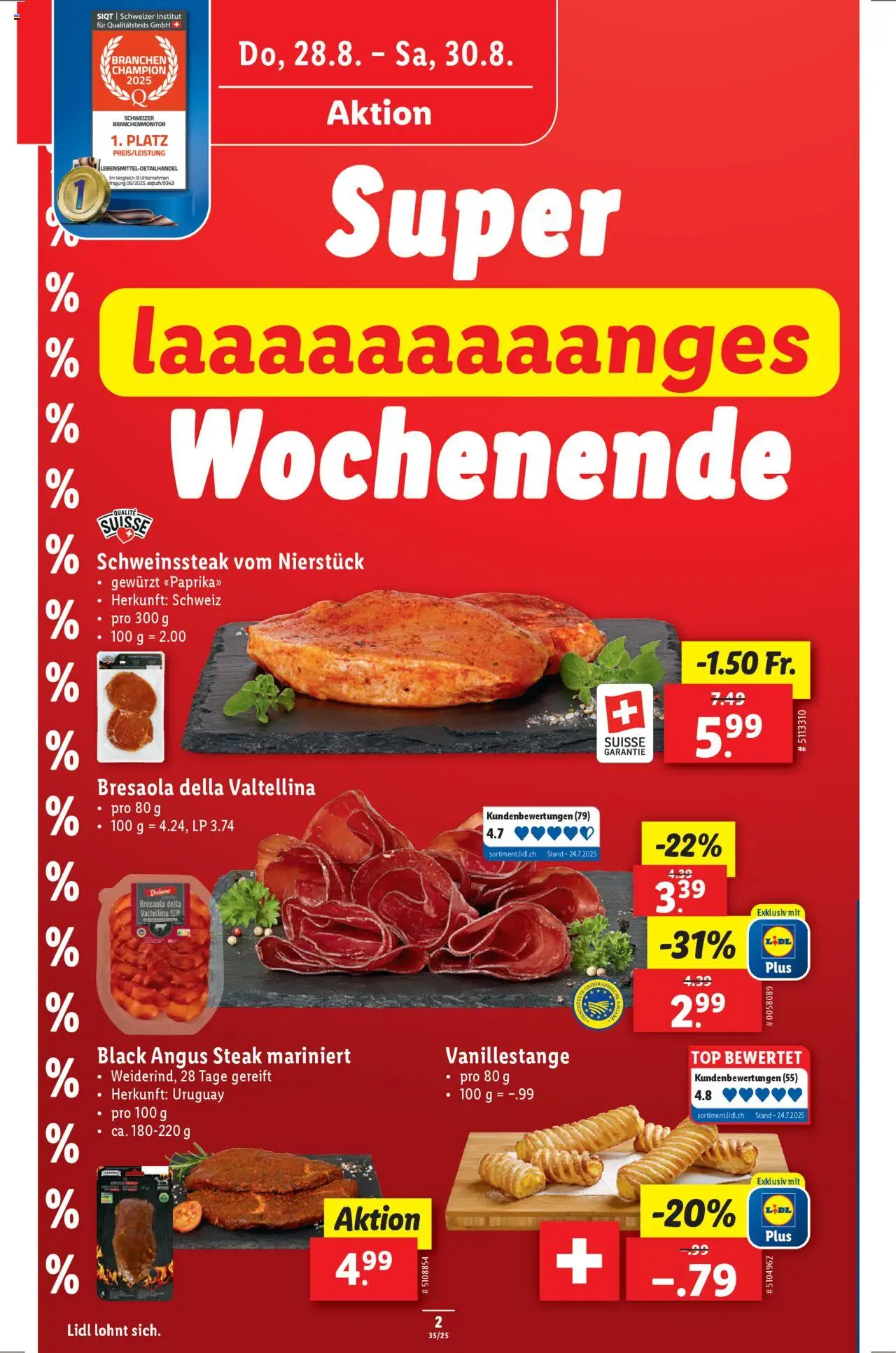 Lidl Aktionen ab 28.08.2025 | Seite: 2 | Produkte: Top