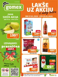 Gomex katalog - pregled Gomex kataloga - važi od 07.01.2026