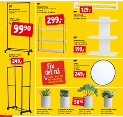 Forhåndsvisning av Jem & Fix kundeavis gyldig fra 12.10.2025 | Side: 12 | Produkter: Bokhylle, Hylle, Speil, Klesstativ