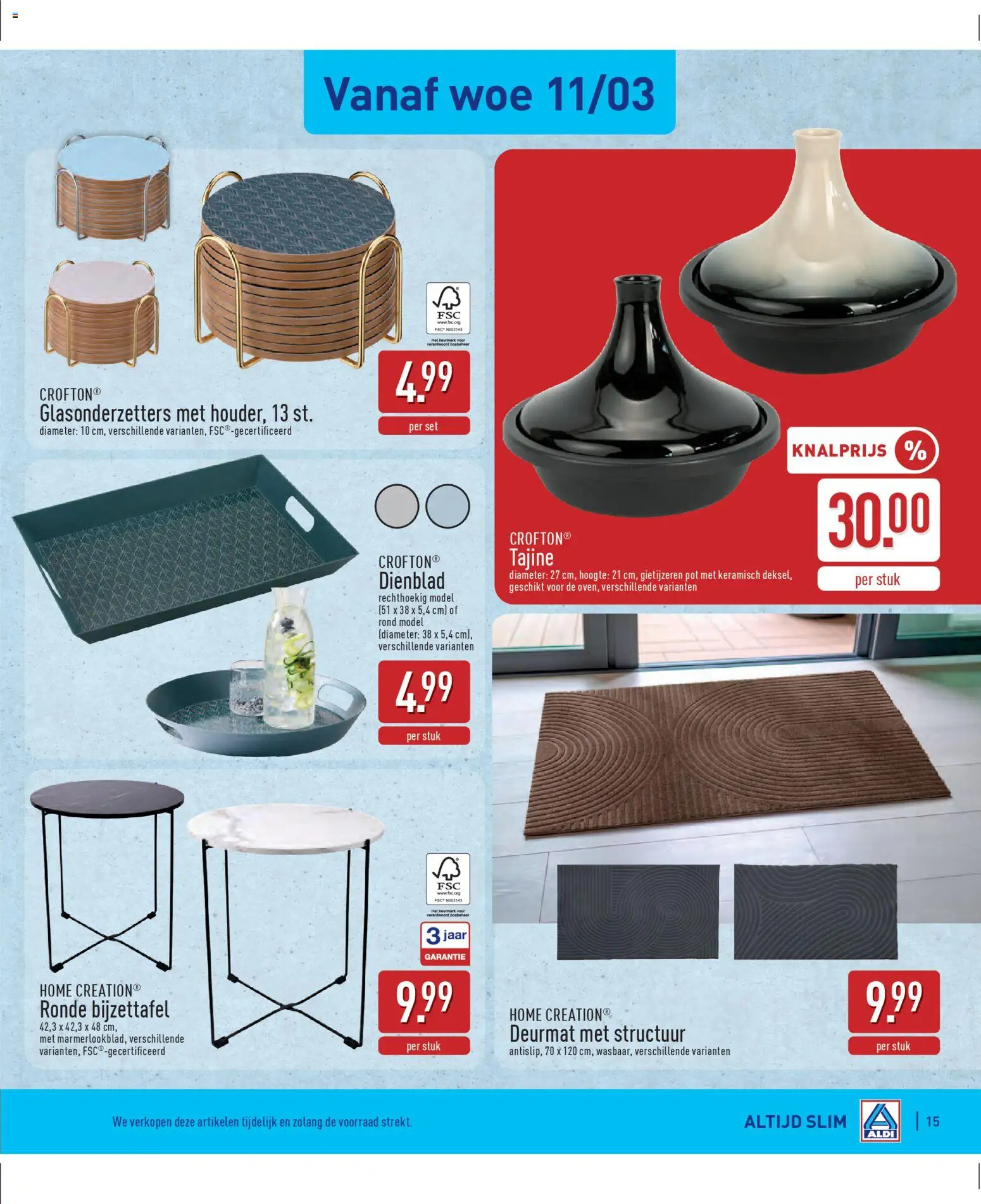 {H1} | Pagina: 15 | Producten: Dienblad, Deurmat, Pot