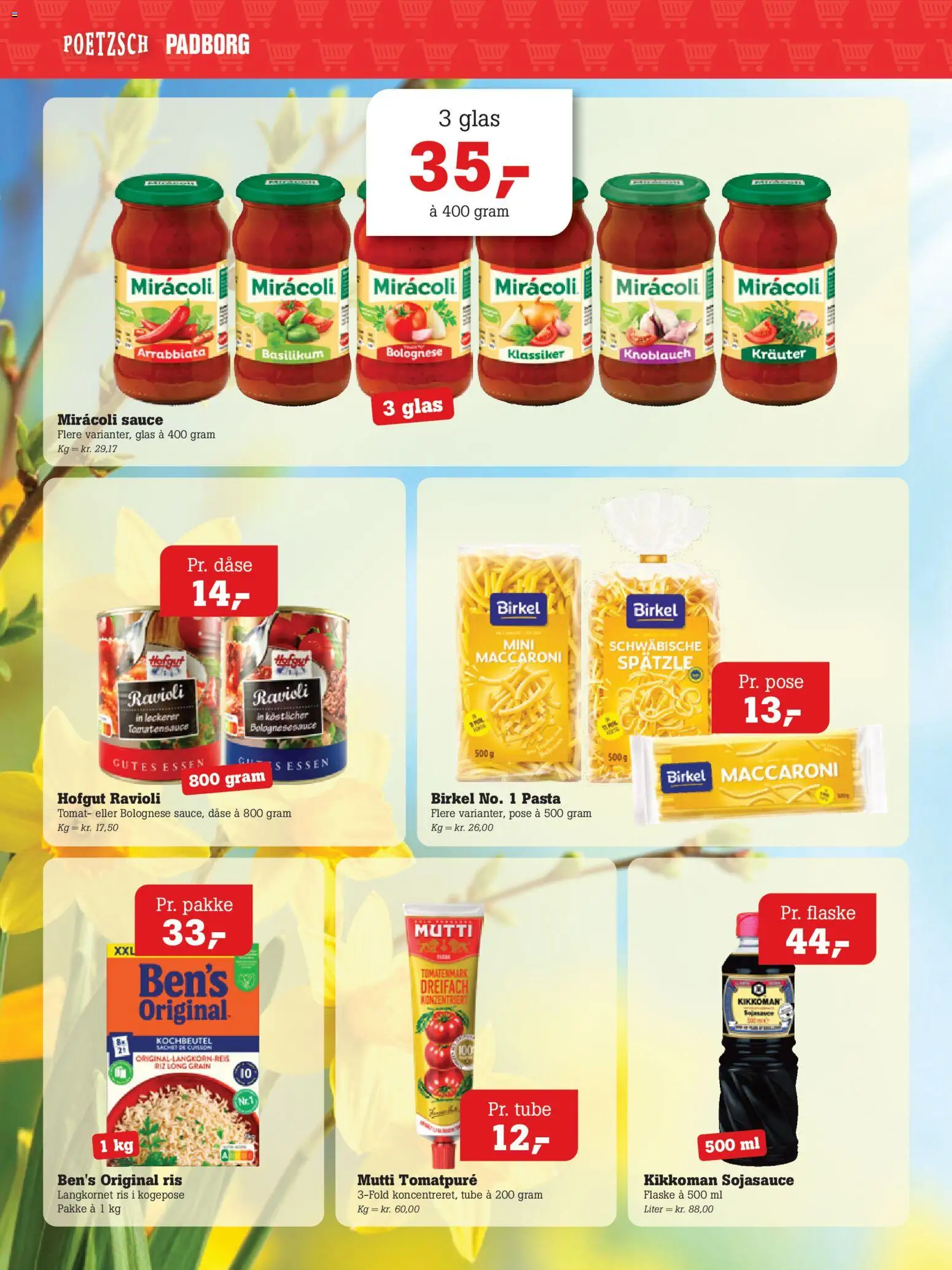 Poetzsch Padborg tilbudsavis – gyldig fra 26.02.2026 | Side: 4 | Produkter: Ris, Pasta, Tomatpuré, Basilikum