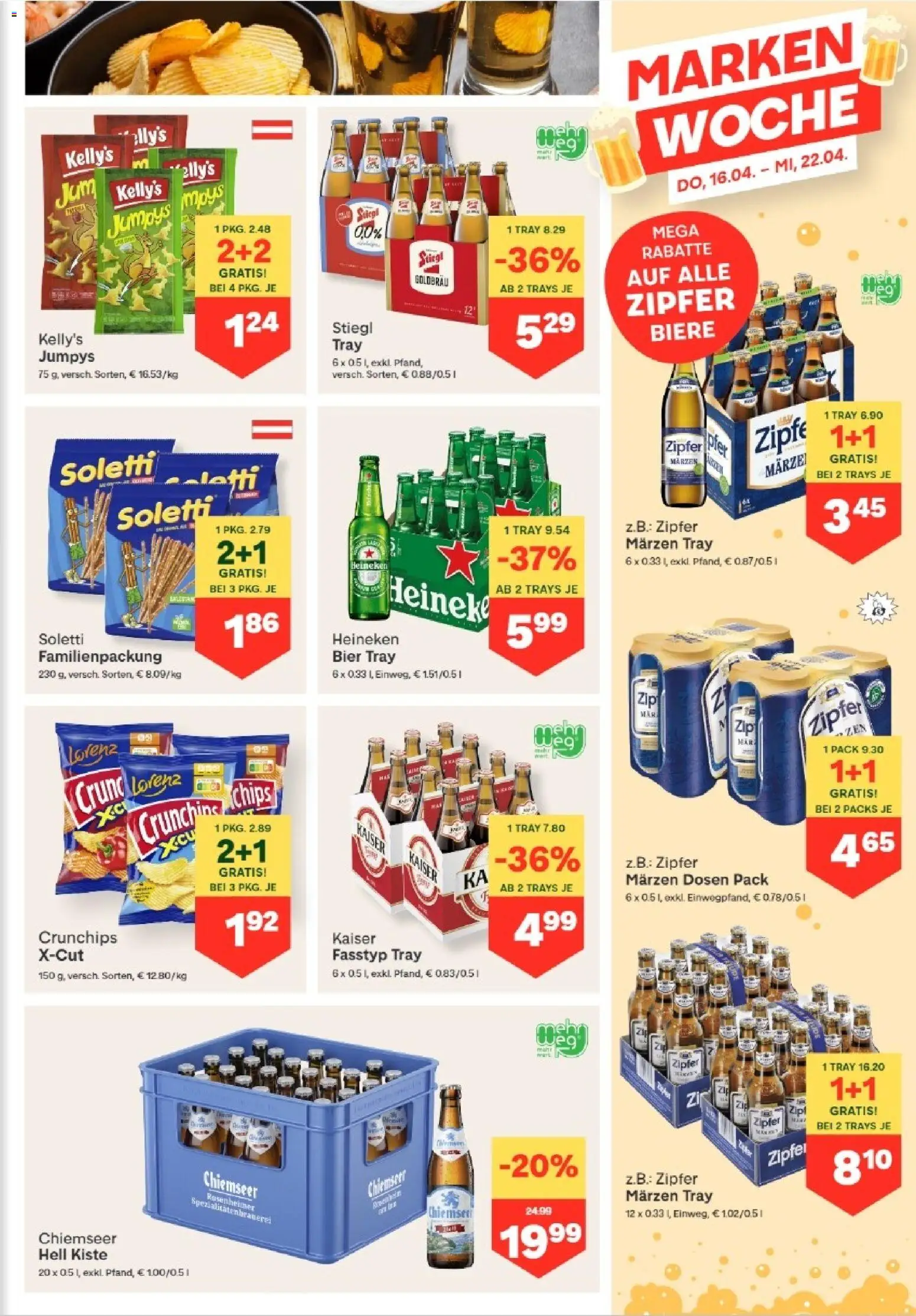 MPREIS Hohenems gültig ab 16.04.2026 | Seite: 9 | Produkte: Bier