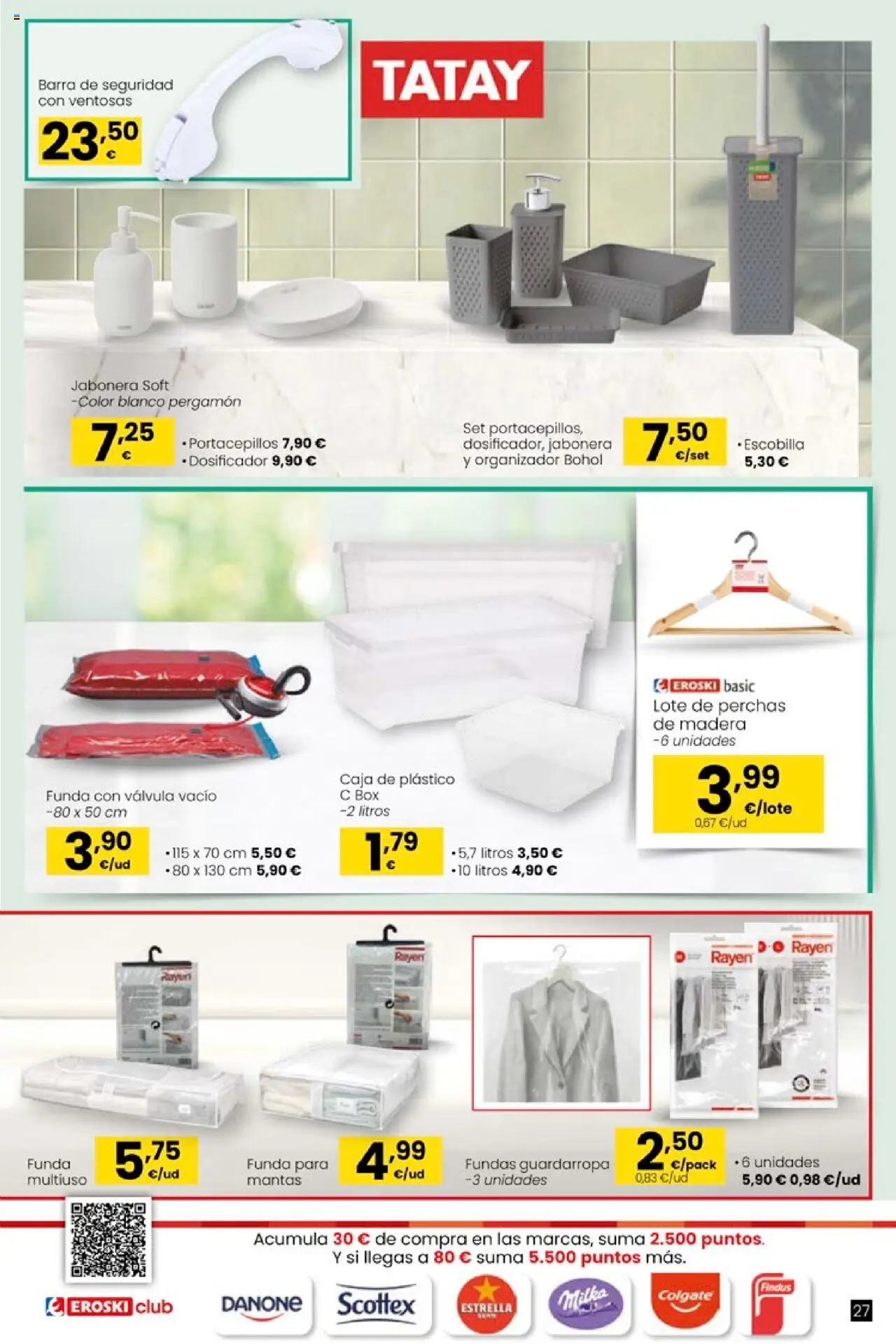Eroski - Oh! Qué chef │ válido desde el 09.10.2025 | Página: 27 | Productos: Organizador, Funda, Guardarropa, Caja