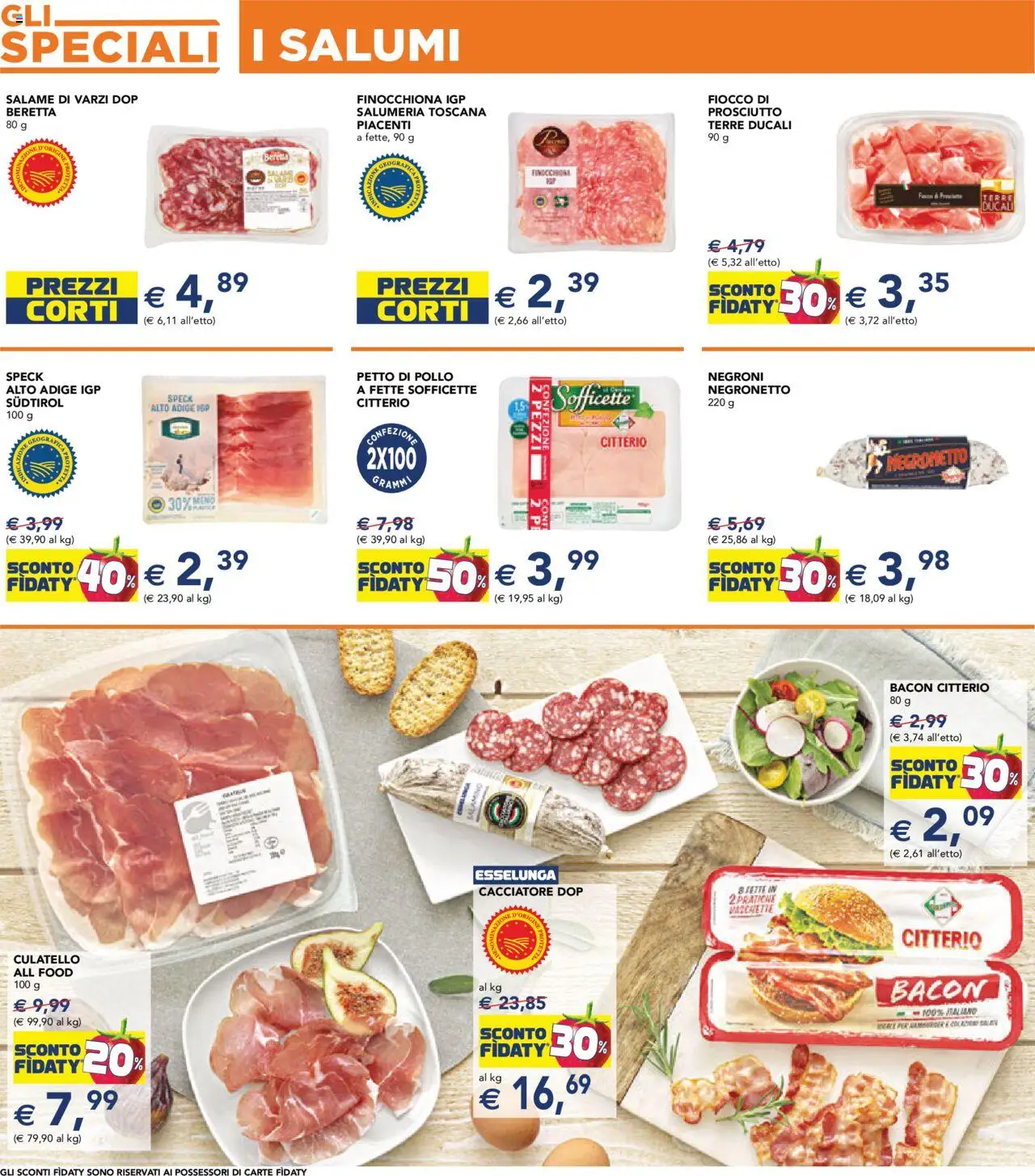 Volantino Esselunga S del 28.08.2025 | Pagina: 14 | Prodotti: Speck, Petto di Pollo, Pollo, Prosciutto