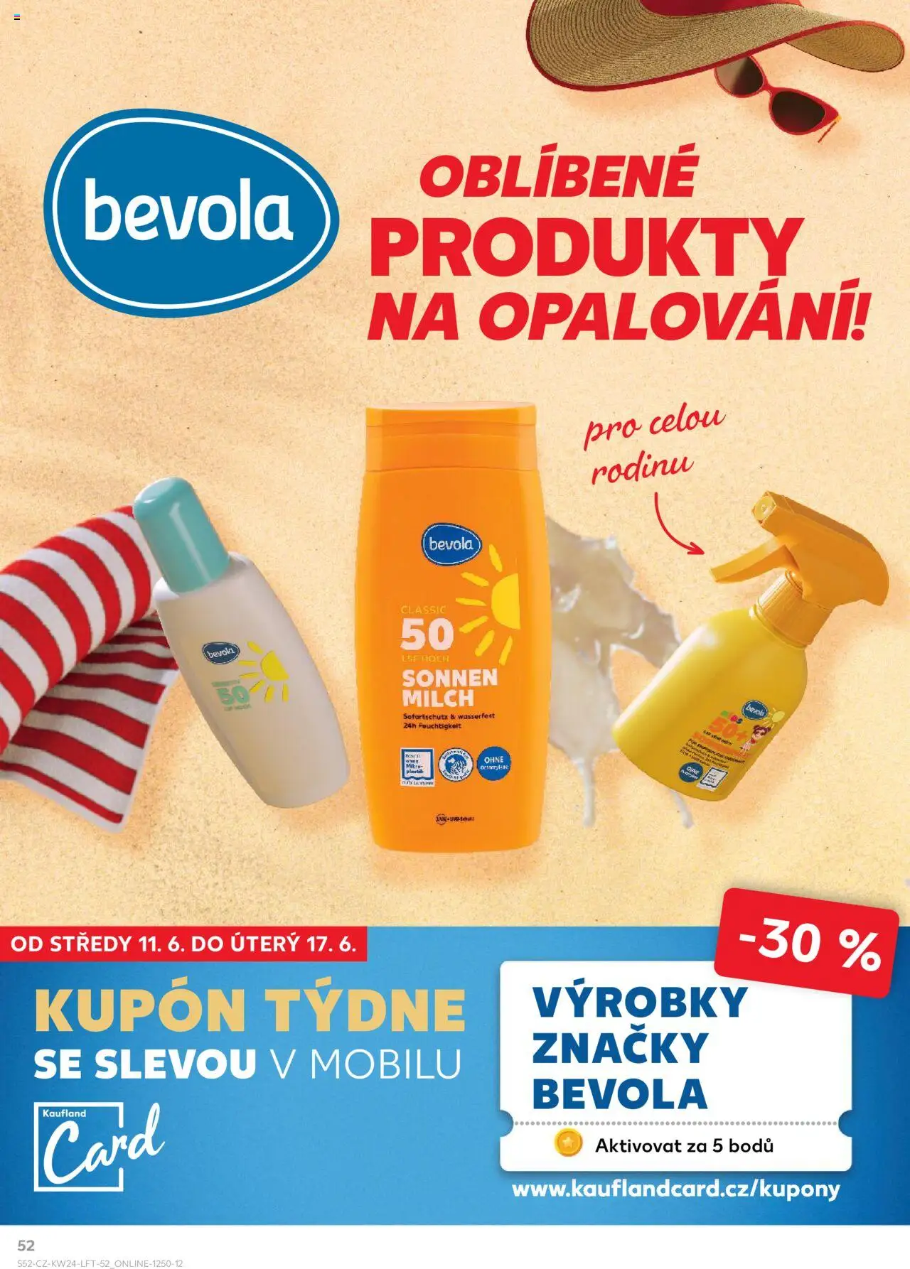 Kaufland leták - Chomutov od 11.06.2025 | Strana: 52 | Produkty: Bevola