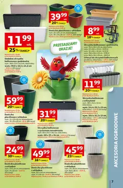 Pogląd oferty "Auchan gazetka - 30 Lat Hipermarket" - ważna od 29.04.2026 | Strona: 7 | Produkty: Doniczka