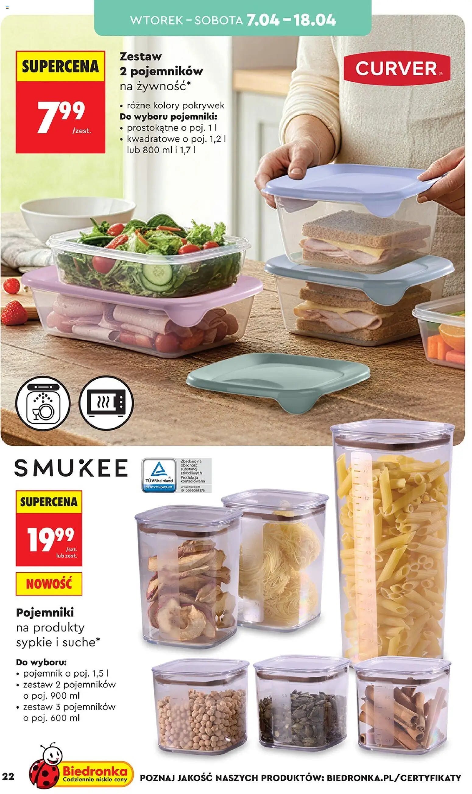 Biedronka gazetka - Hity i inspiracje od 07.04.2026 | Strona: 22