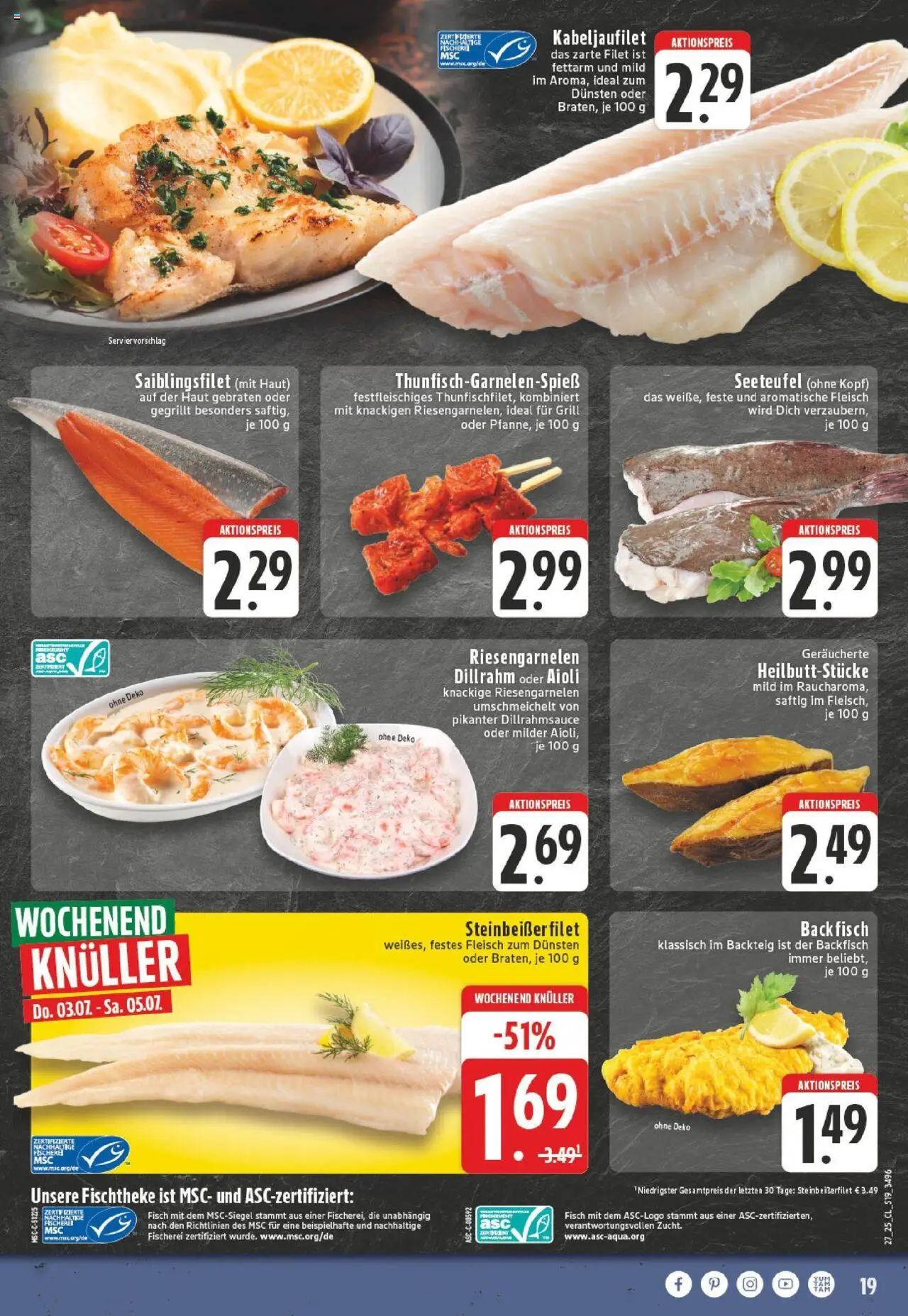 Edeka prospekt Essen	 - gültig ab dem 29.06.2025 | Seite: 19 | Produkte: Grill, Fisch, Dill, Fleisch