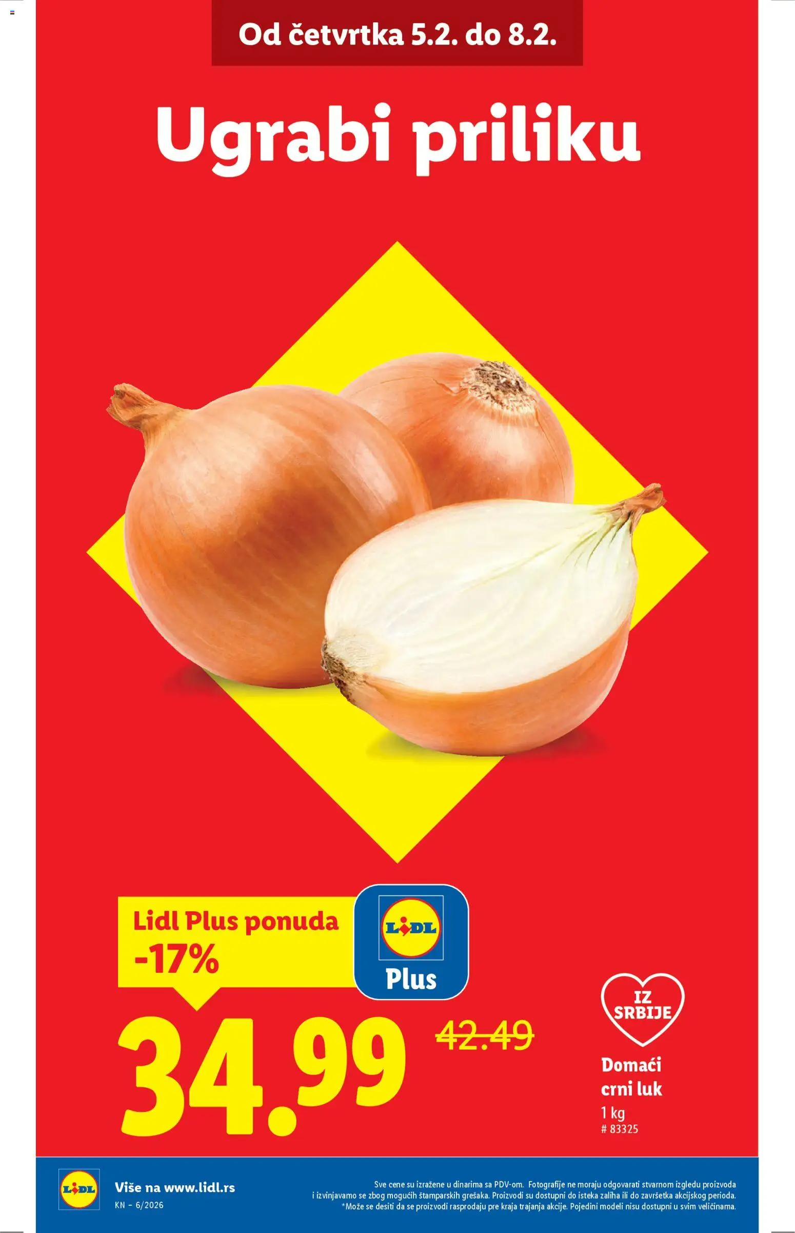 Lidl katalog - važi od 05.02.2026 | Strana: 2 | Proizvode: Crni luk
