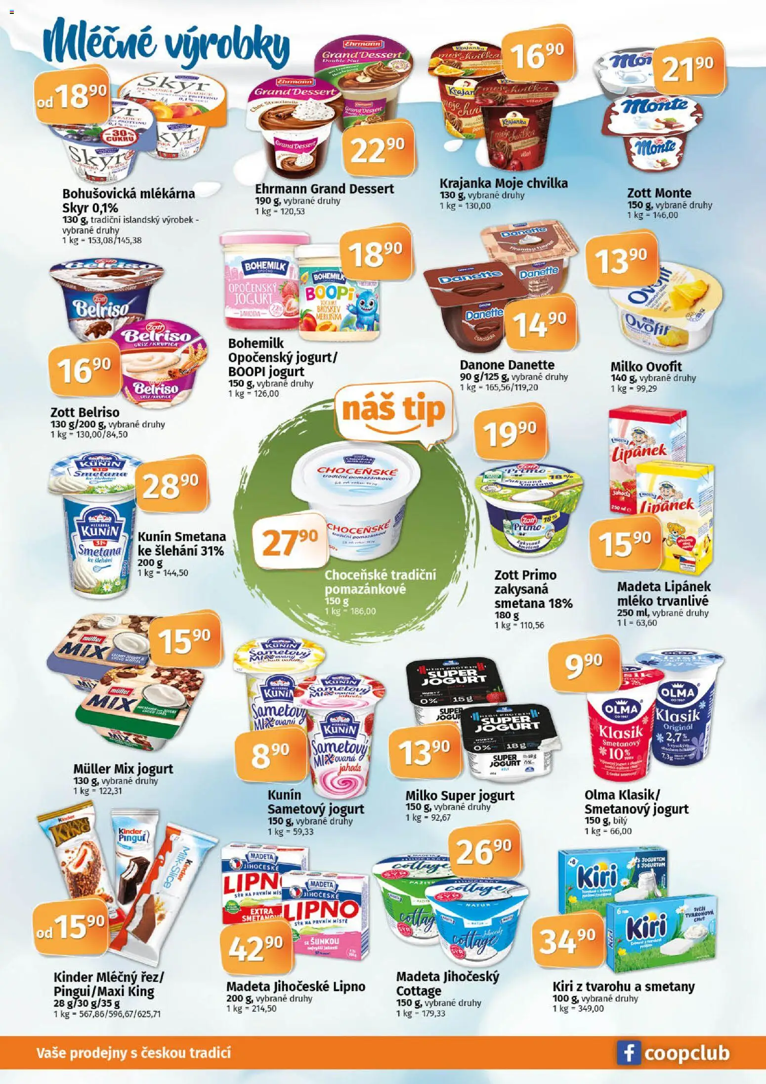 Coop leták - Tuty od 25.02.2026 | Strana: 4 | Produkty: Maxi king, Skyr, Smetana ke šlehání, Miš