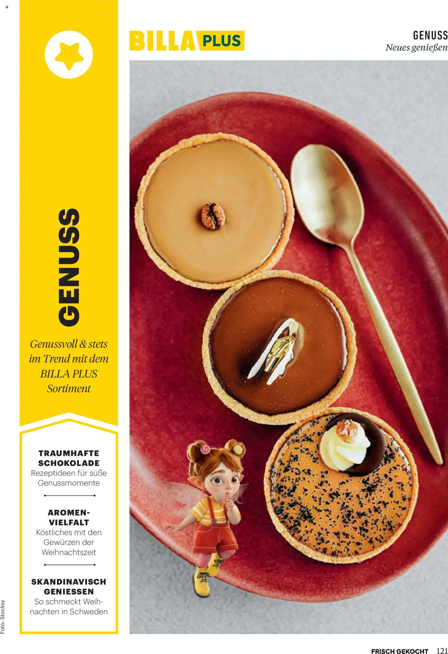 Billa  Frisch Gekocht gültig ab 01.12.2025 | Seite: 121 | Produkte: Schokolade