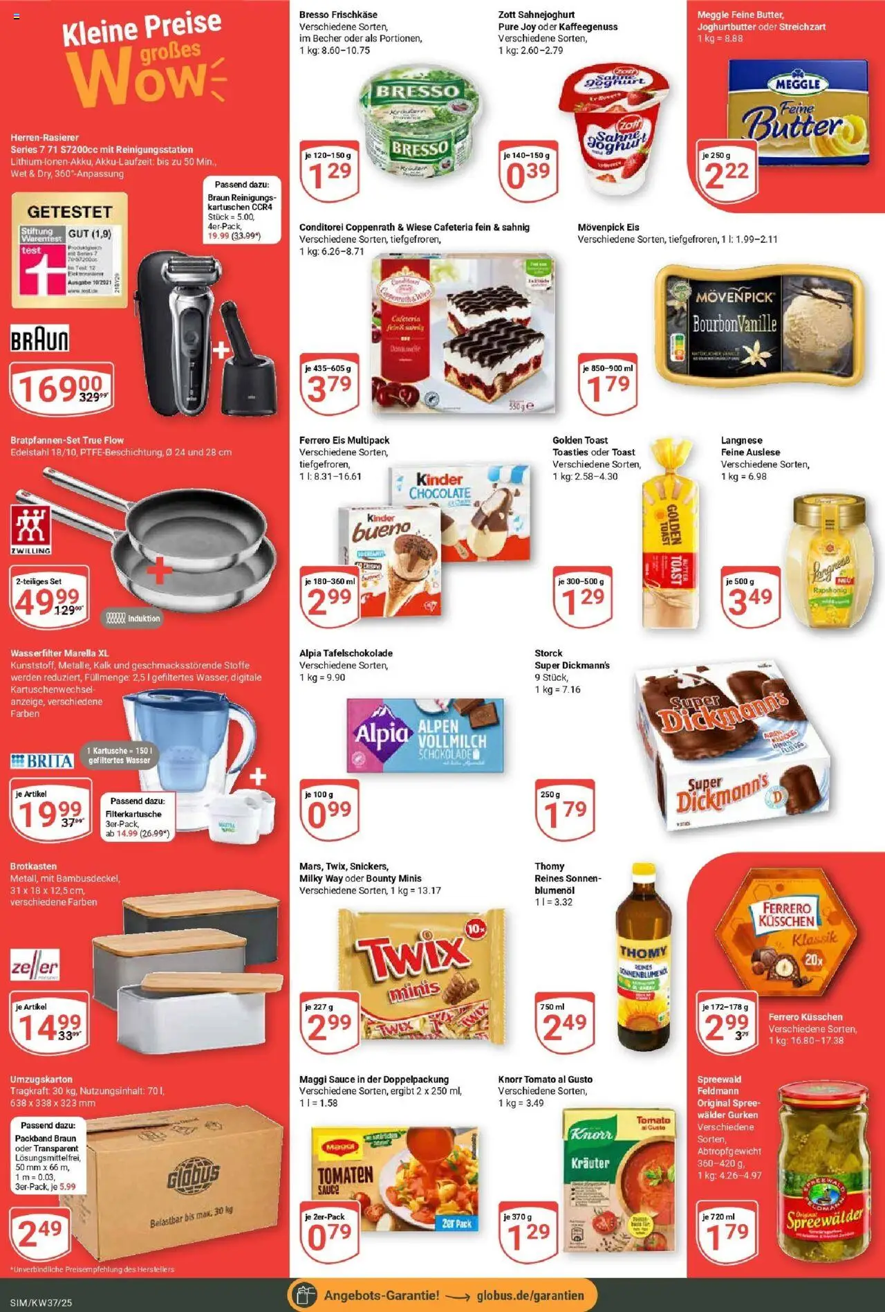 Globus prospekt Simmern	 – gültig ab 07.09.2025 | Seite: 2 | Produkte: Maggi, Joghurt, Knorr, Frischkase