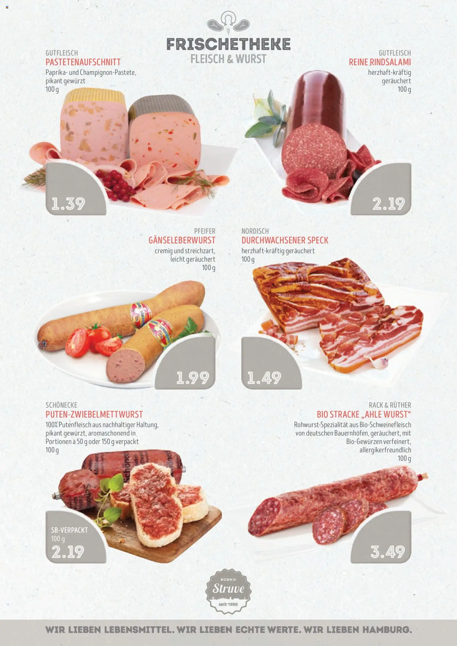 Edeka Struve Prospekt 	 – gültig ab 17.11.2025 | Seite: 5 | Produkte: Paprika, Wurst, Fleisch