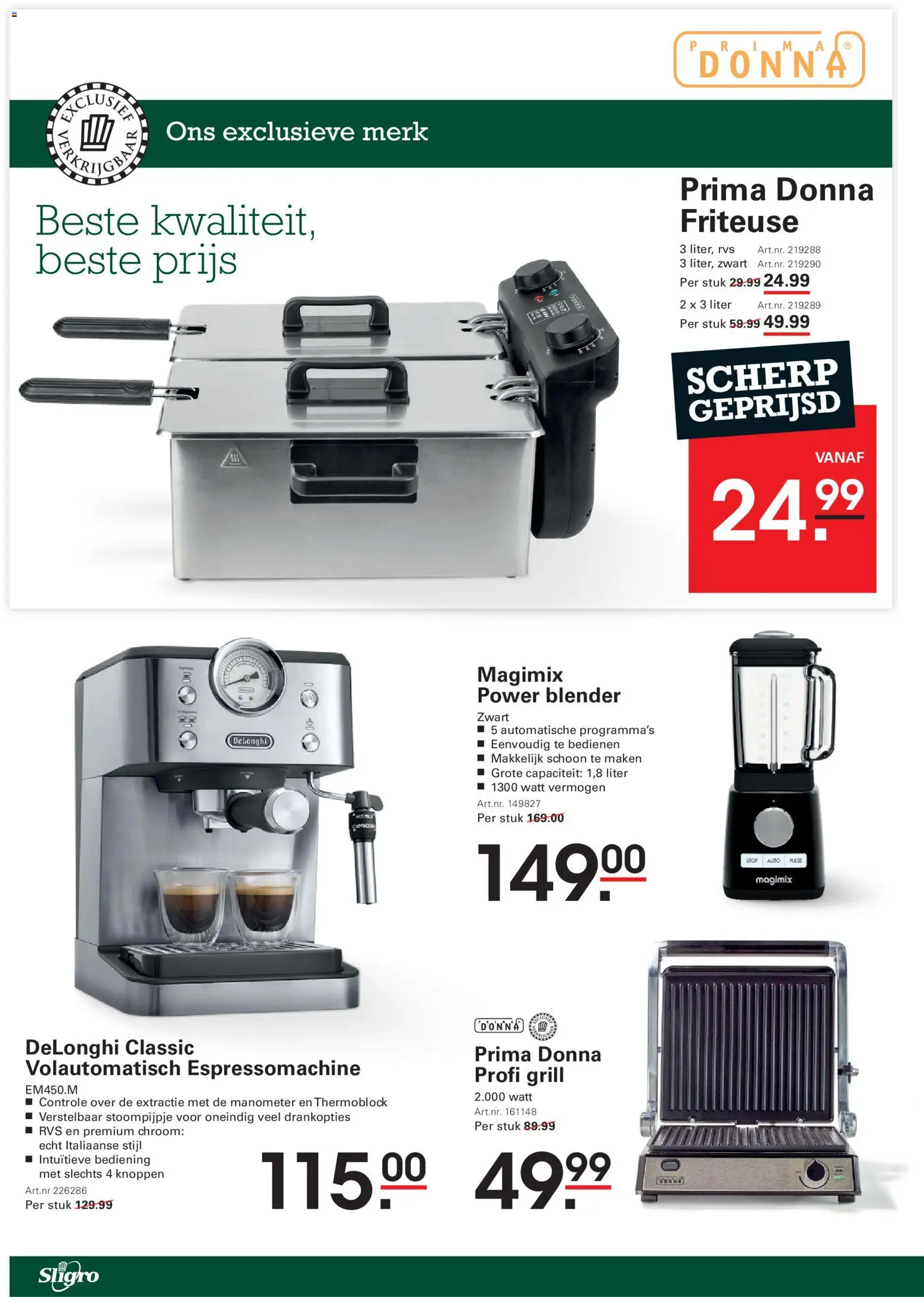 {H1} | Pagina: 62 | Producten: Grill, Blender, Friteuse