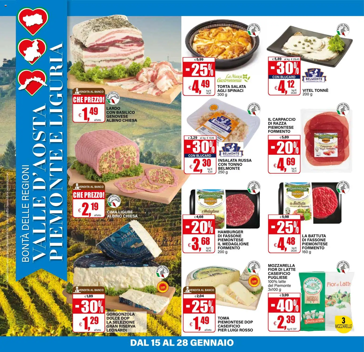 Volantino Il Gigante del 15.01.2026 | Pagina: 10 | Prodotti: Insalata, Basilico, Tonno, Torta