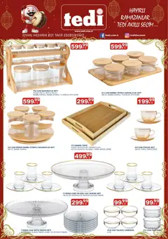 18.02.2026 tarihinden itibaren geçerli olan Tedi  kataloğu önizlemesi | Sayfa: 3 | Ürünler: Baharatlık, Çay, Tepsi, Fırın