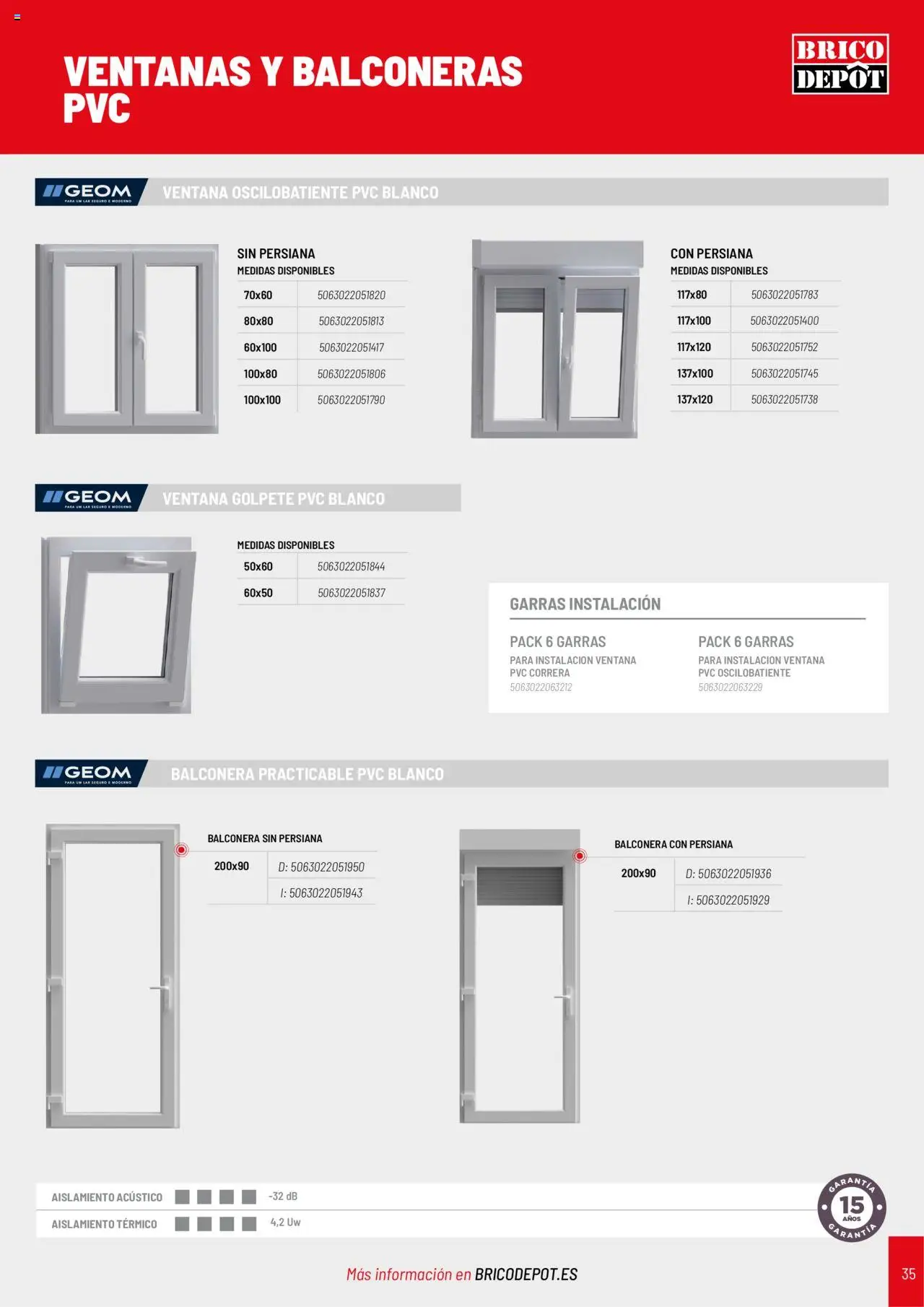 Brico Depôt Puertas y ventanas │ válido desde el 23.07.2025 | Página: 35