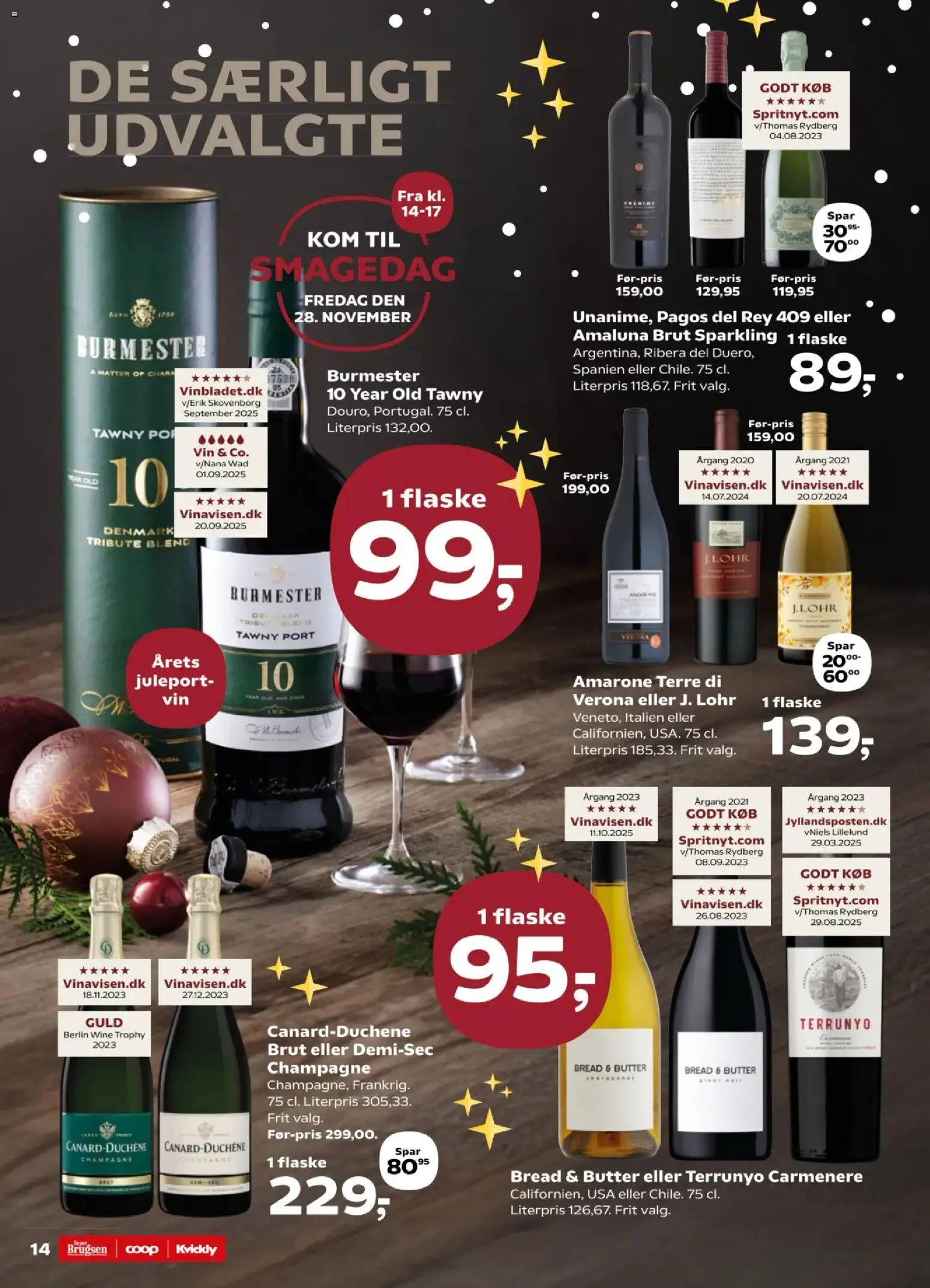 Kvickly tilbudsavis – gyldig fra 28.11.2025 | Side: 14 | Produkter: Vin