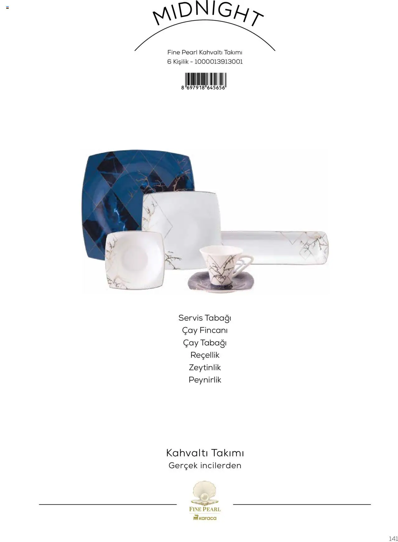 Karaca Katalog - 01.03.2025 tarihinden itibaren geçerlidir | Sayfa: 141 | Ürünler: Çay