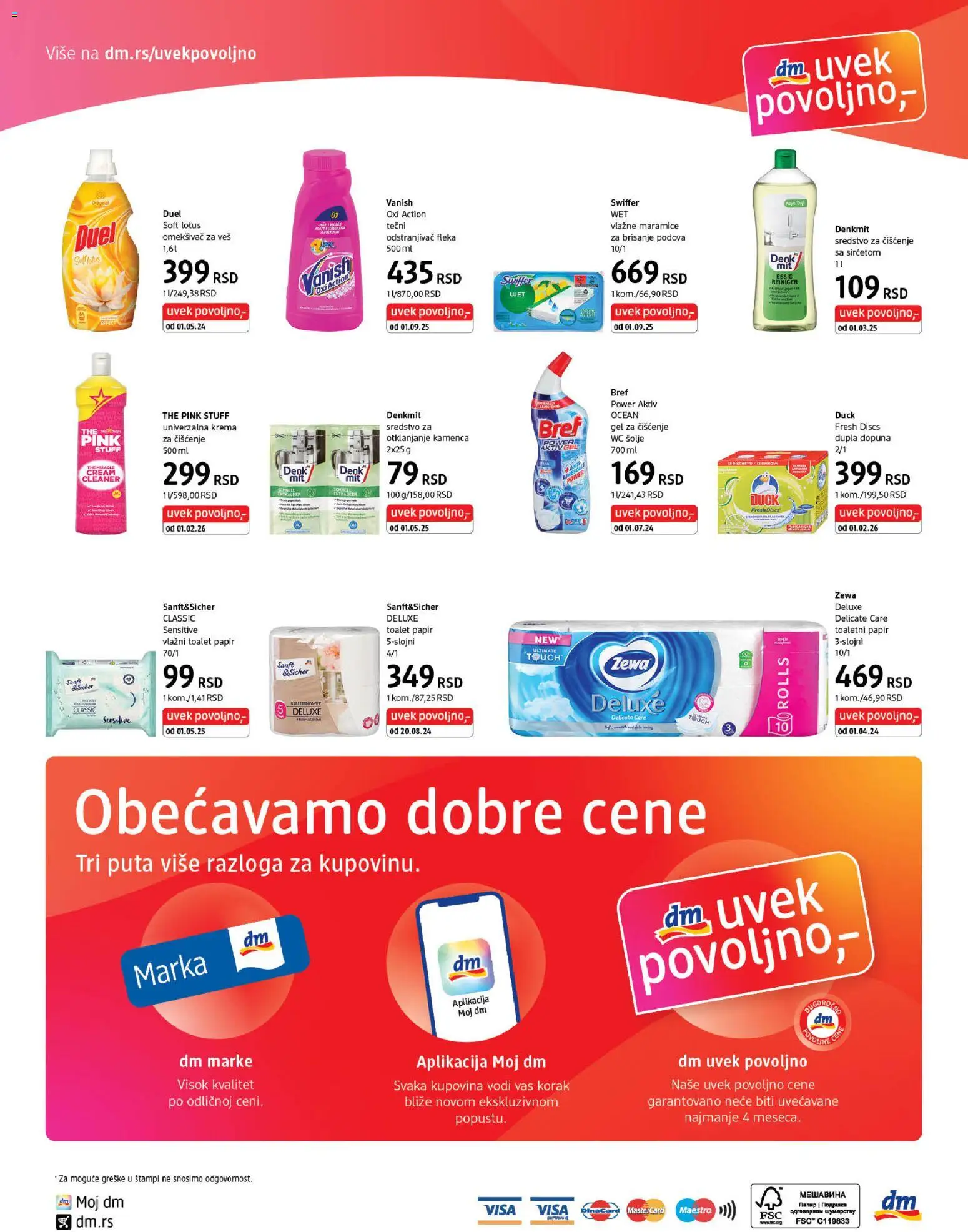 DM Drogerie katalog - važi od 16.02.2026 | Strana: 8 | Proizvode: Bref, Vlažne maramice, Omekšivač za veš, Odstranjivač fleka