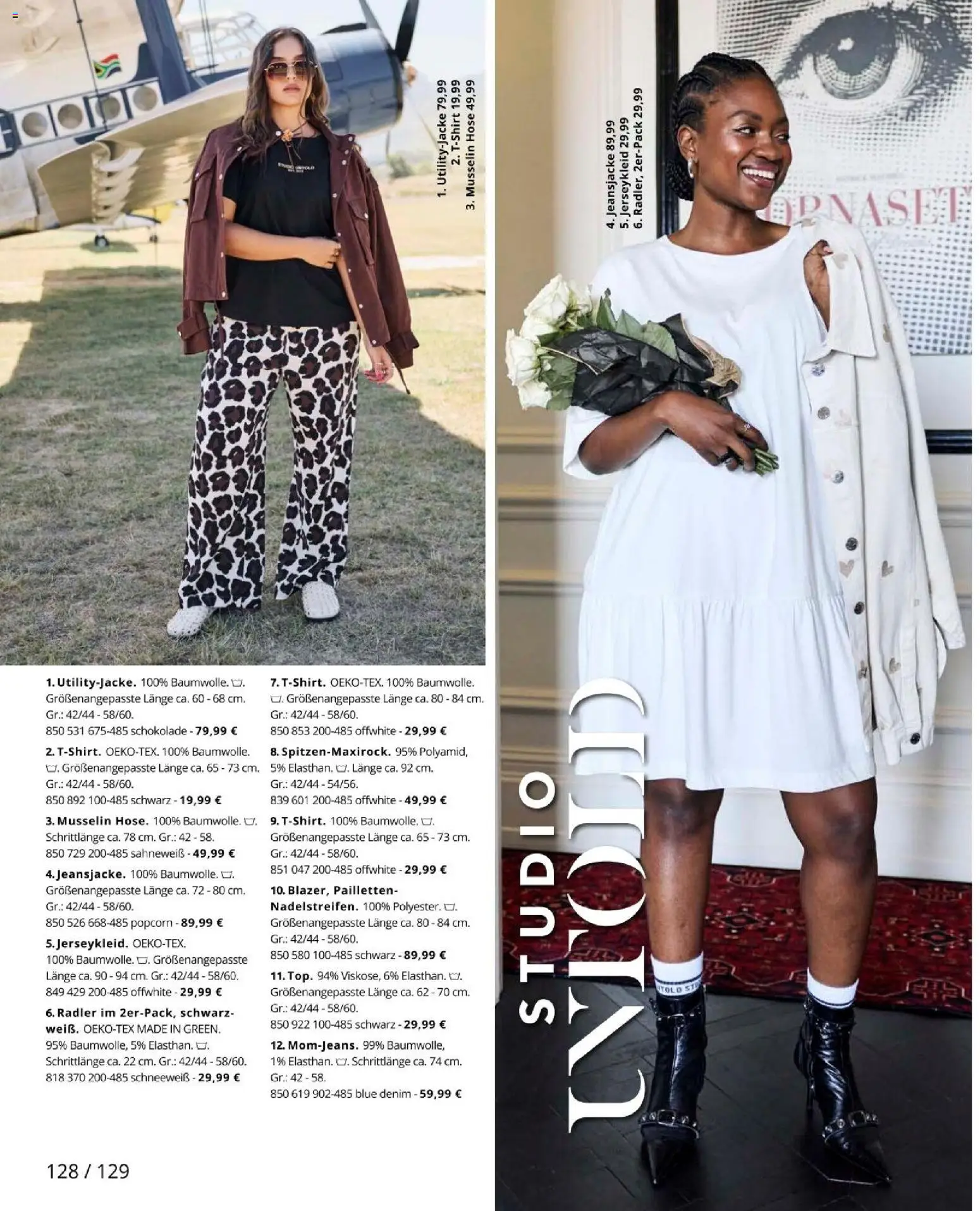 Ulla Popken akciós ujság - amely érvényes a következő dátumtól: 01.05.2026 | Oldal: 128 | Termékek: Radler, Popcorn