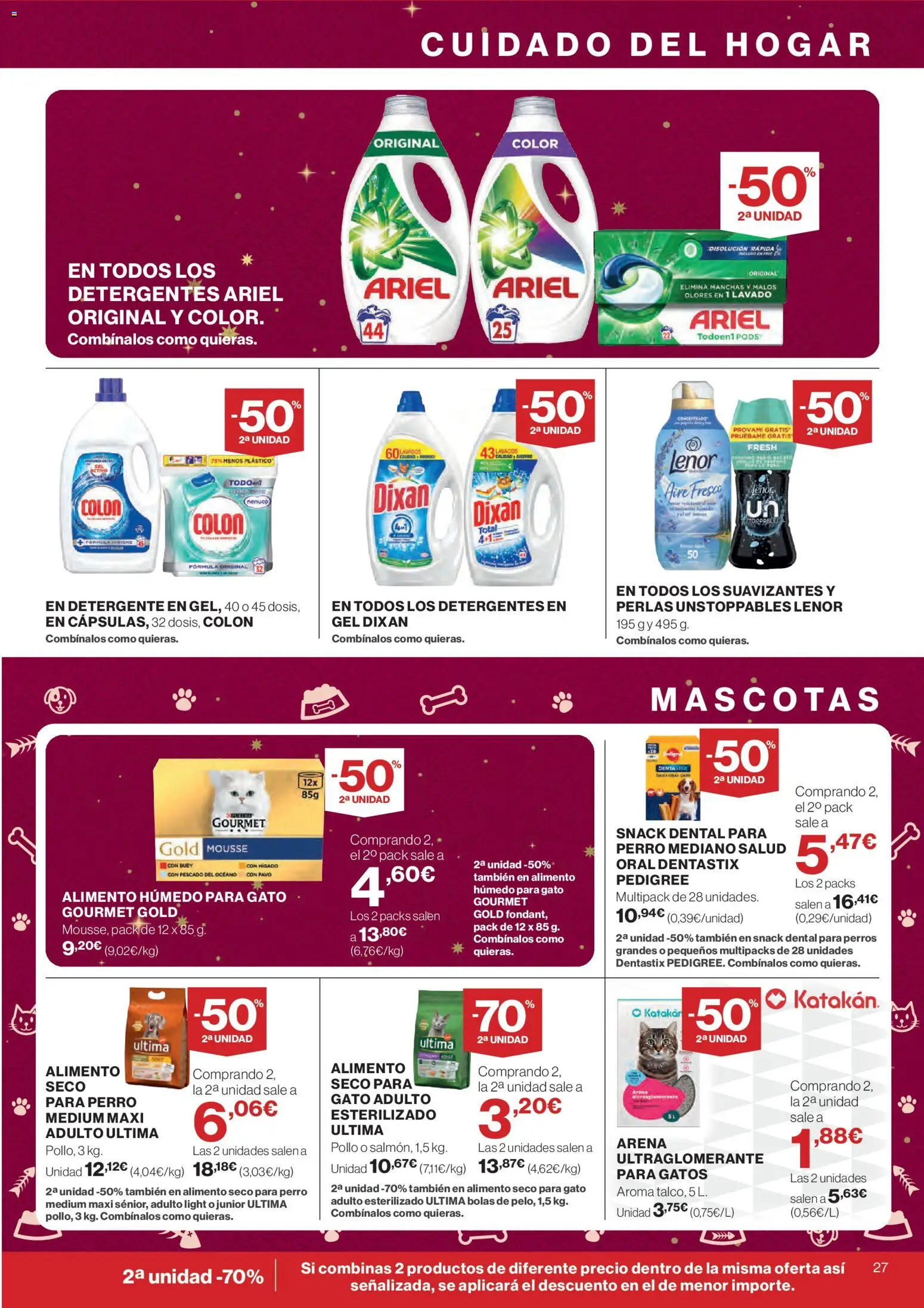 Supercor folleto │ válido desde el 20.11.2025 | Página: 27 | Productos: Mousse, Detergente, Pescado