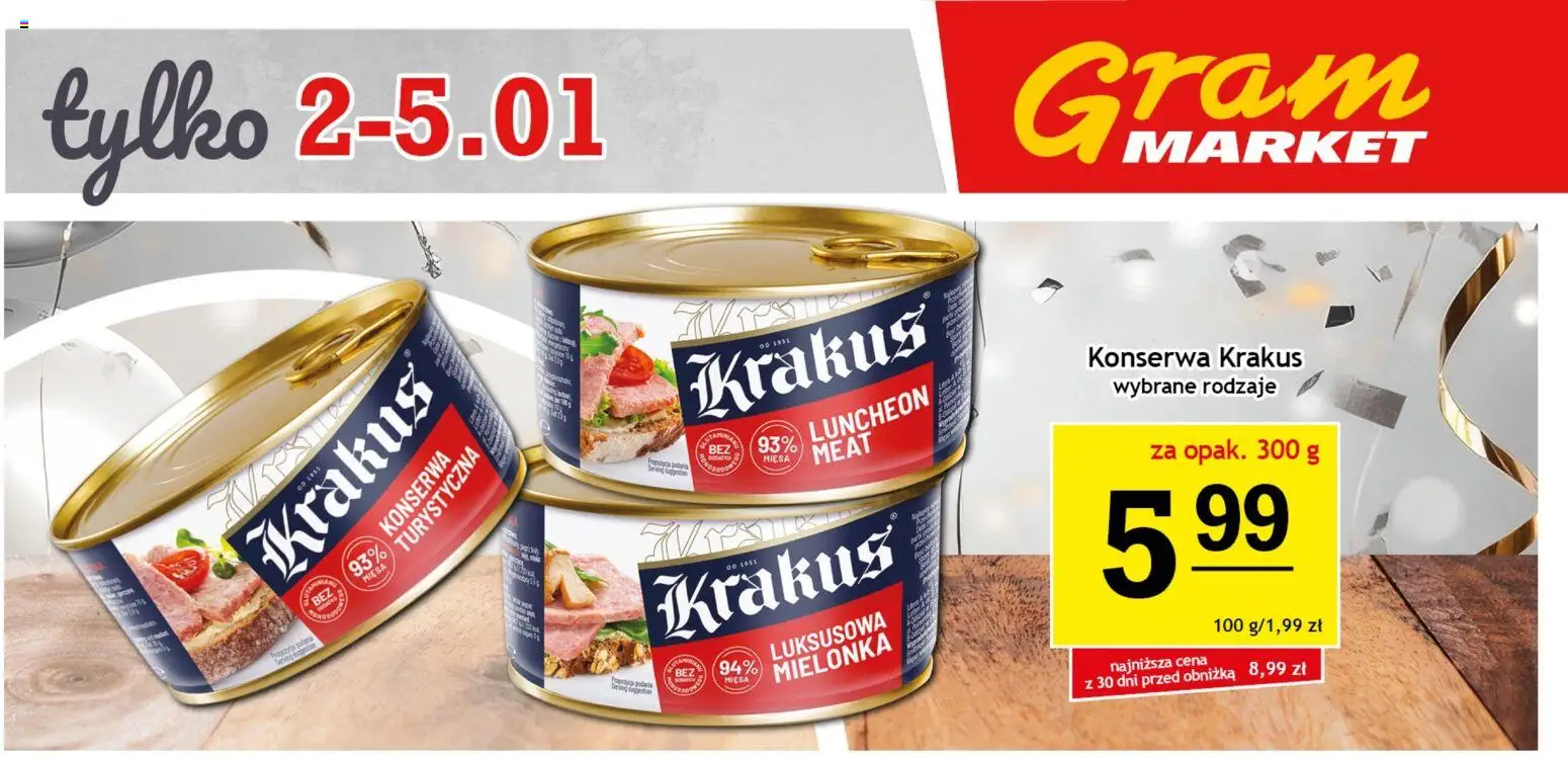 Gram Market Gazetka - Niesłychanie Niskie Ceny od 29.12.2025 | Strona: 4