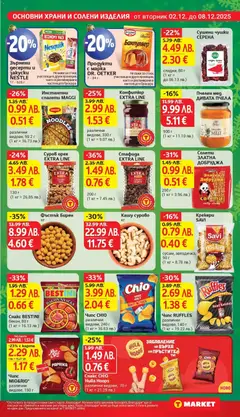 Преглед на Чипс CHIO, различни видове, 240 г - Офертите са валидни от 02.12.2025 | Страница: 19 | Продукти: Чипс, Конфитюр, Снакс, Спагети