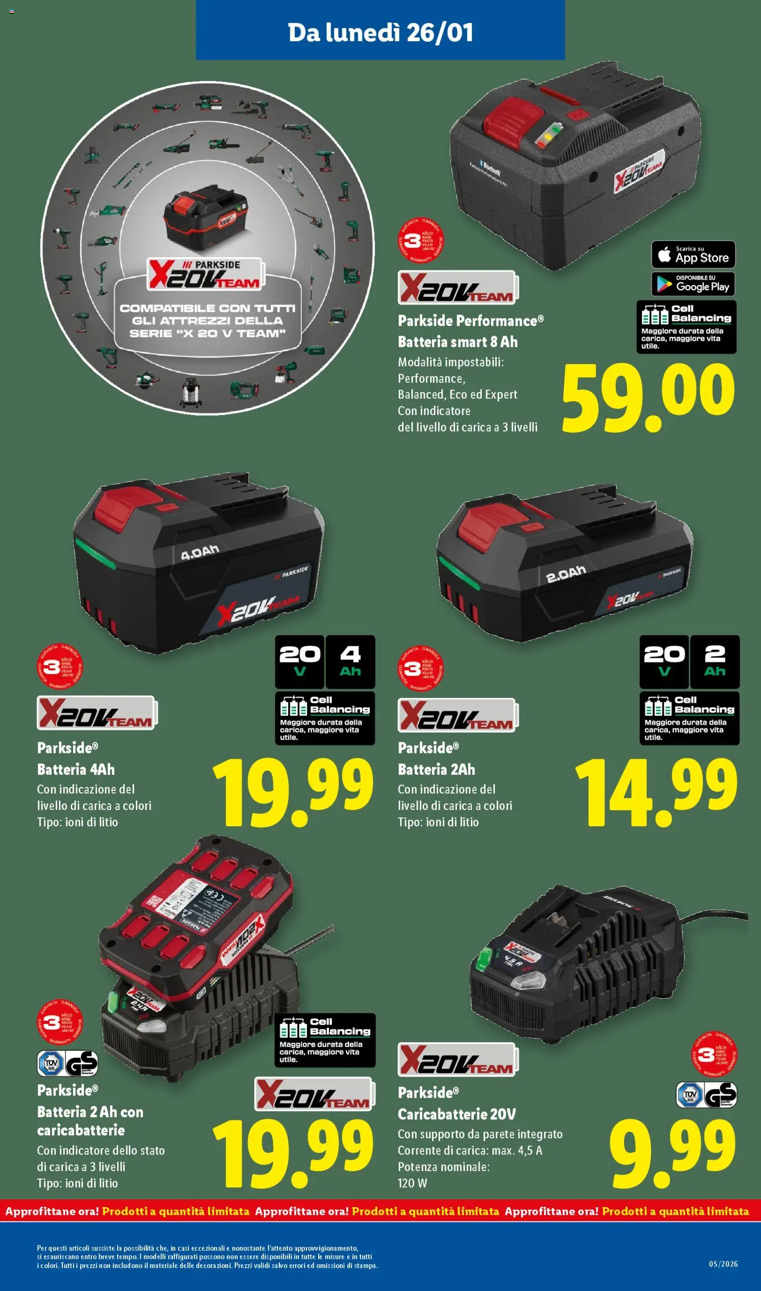 Volantino Lidl del 26.01.2026 | Pagina: 29 | Prodotti: Batteria, Caricabatterie