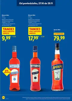 Pogląd oferty "Aperol, likier, 1L" - ważna od 27.10.2025 | Strona: 20