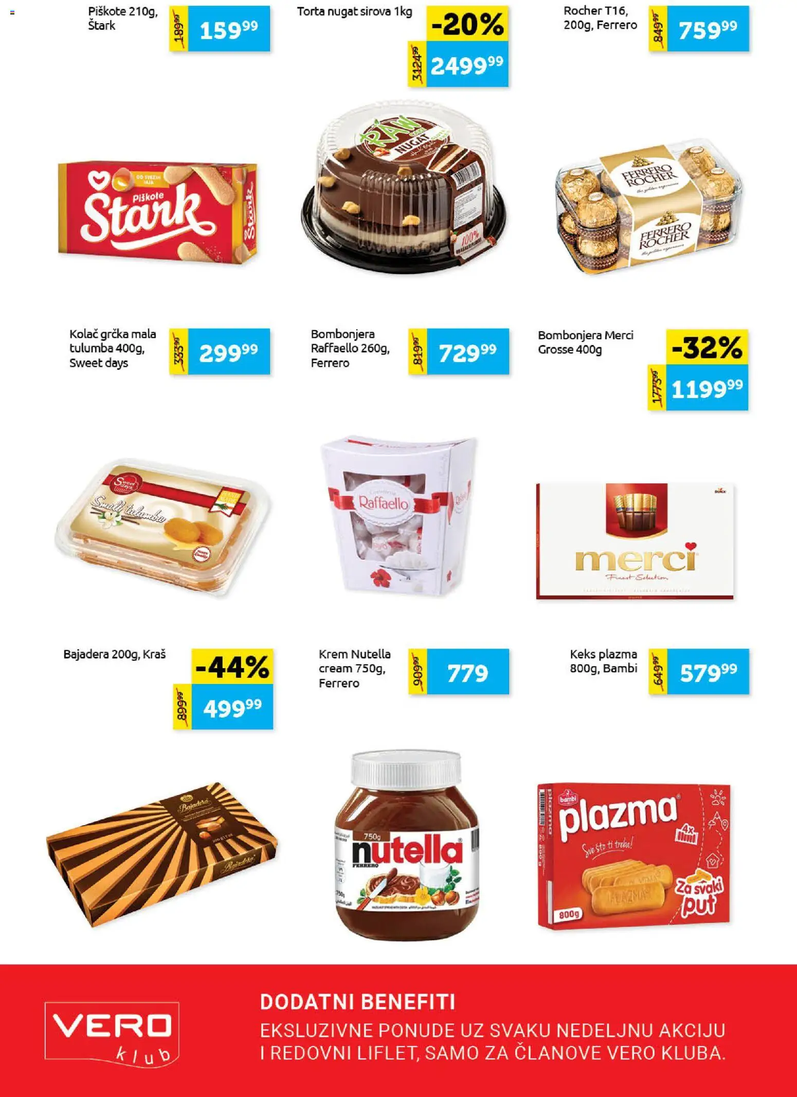 SuperVERO katalog - važi od 02.03.2026 | Strana: 10 | Proizvode: Keks, Sto, Plazma, Nutella