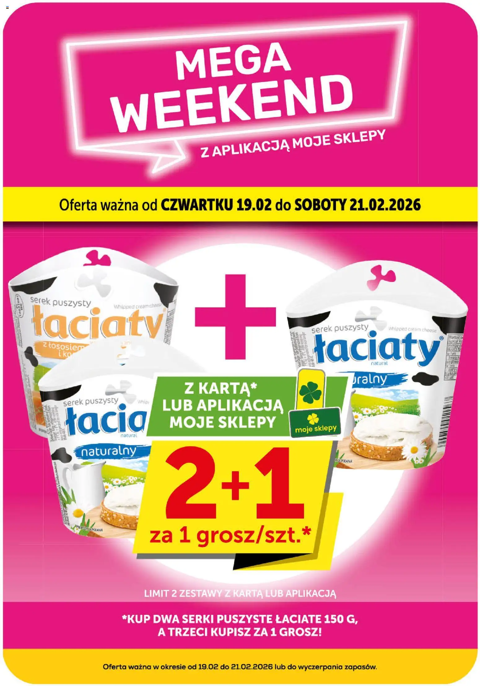 ABC Gazetka od 19.02.2026 | Strona: 4 | Produkty: Karta, Cream cheese, Serek