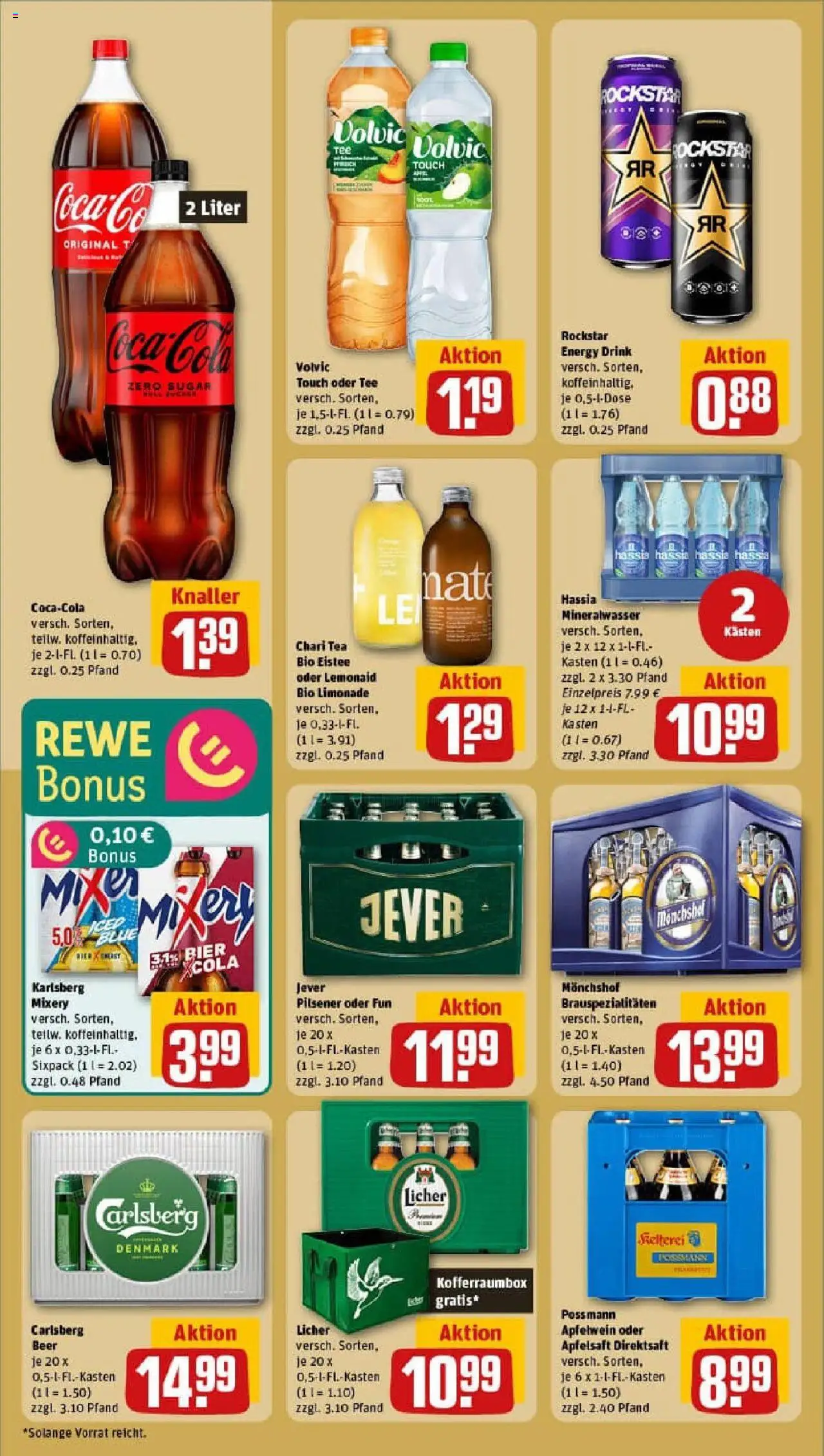 Rewe prospekt Frankfurt / Nied	 - gültig ab dem 22.06.2025 | Seite: 14 | Produkte: Monchshof, Rockstar, Limonade, Mixery