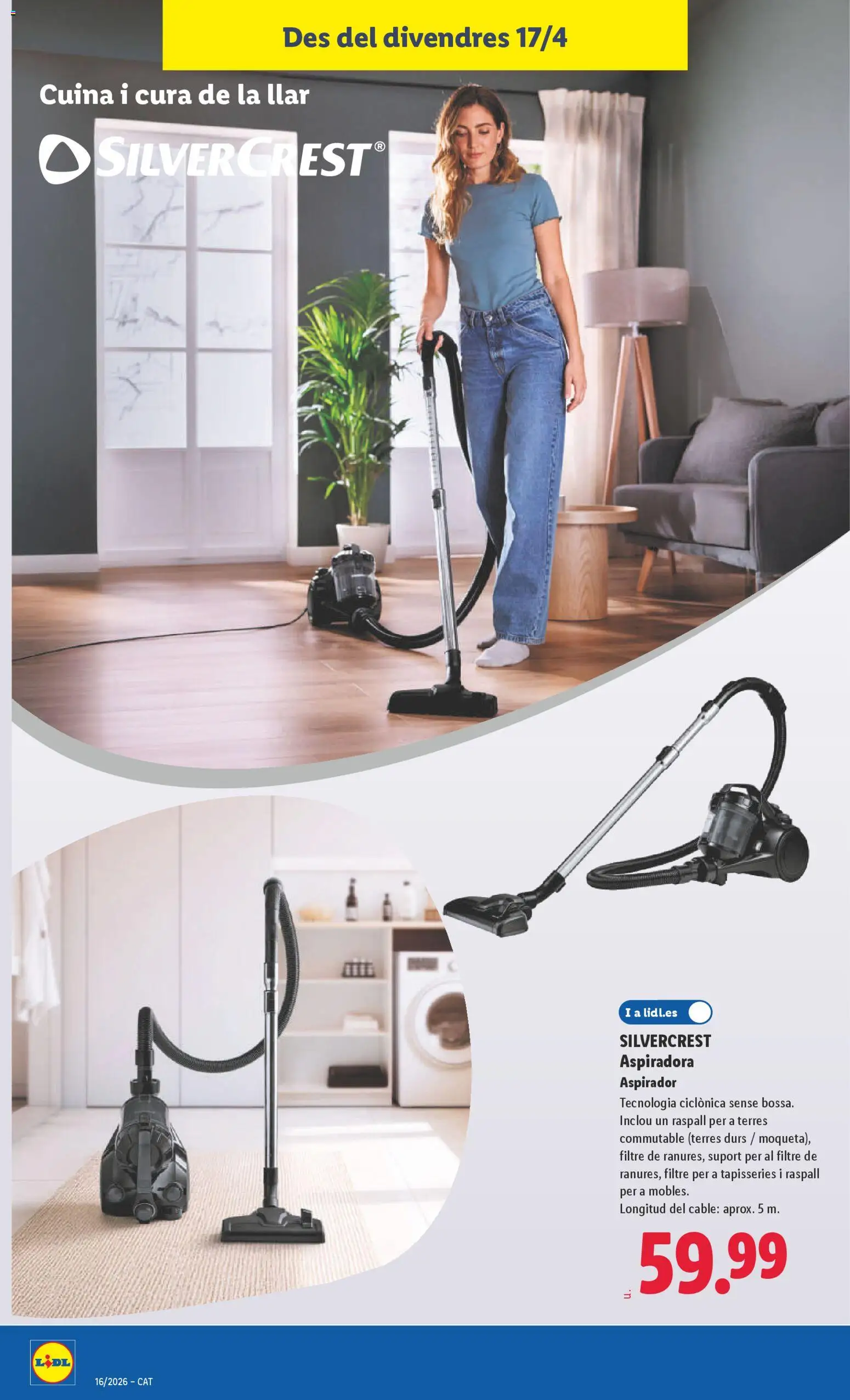 Lidl folleto de bazar │ válido desde el 13.04.2026 | Página: 18 | Productos: Cable, Aspiradora, Aspirador