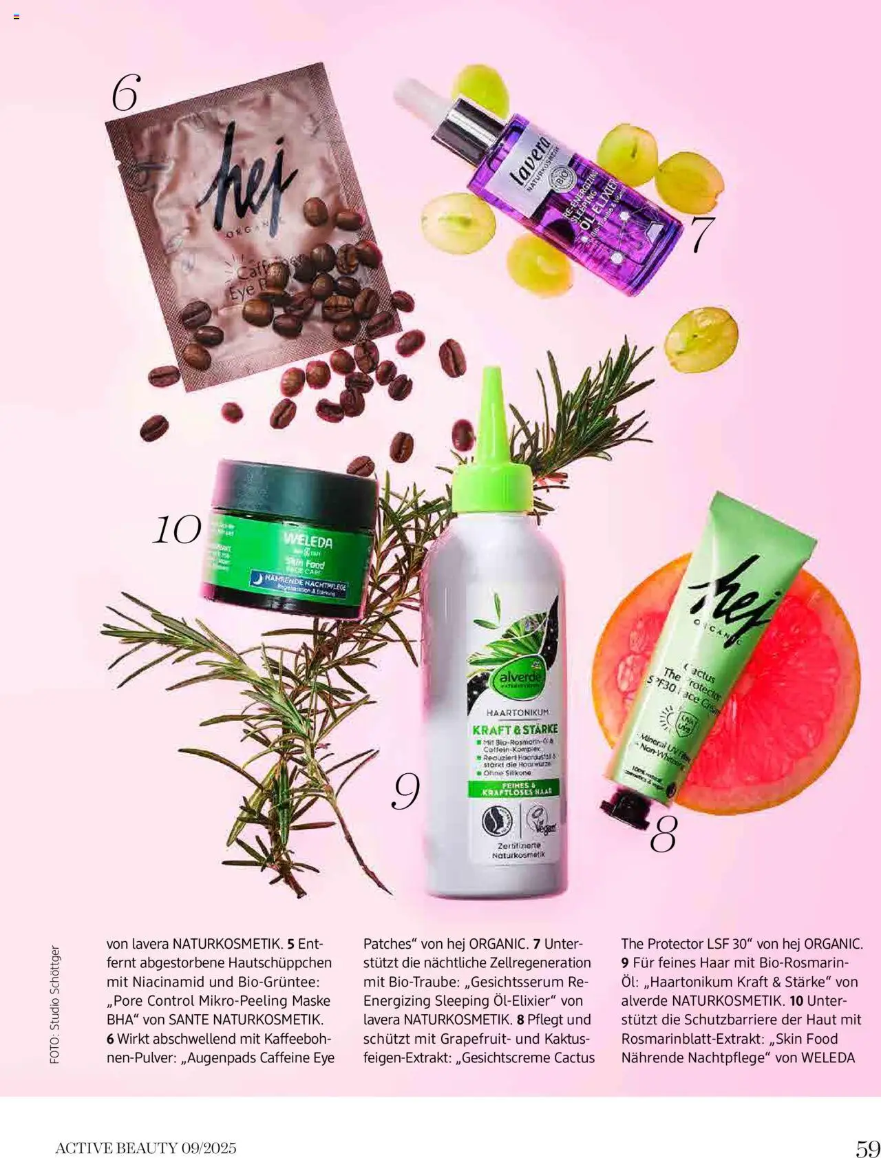 dm drogerie markt Active Beauty Magazin 09/2025 gültig ab 10.09.2025 | Seite: 59 | Produkte: Grapefruit, Maske, Öl
