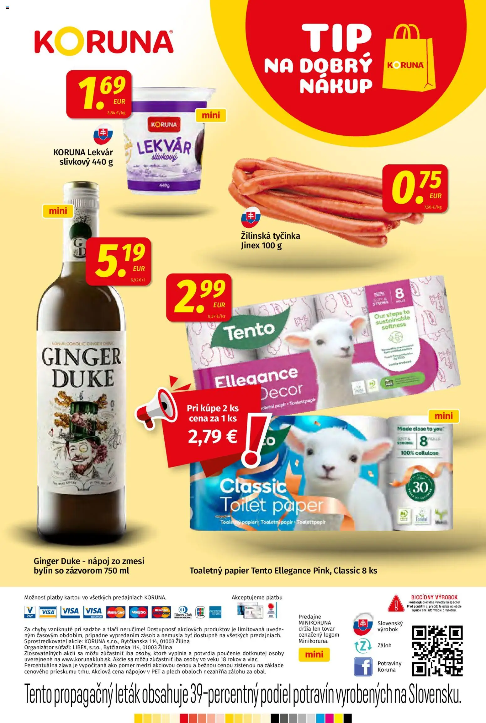 Nové Koruna akcie – leták je platný od 24.10.2025 | Strana: 24 | Produkty: Toaletný papier