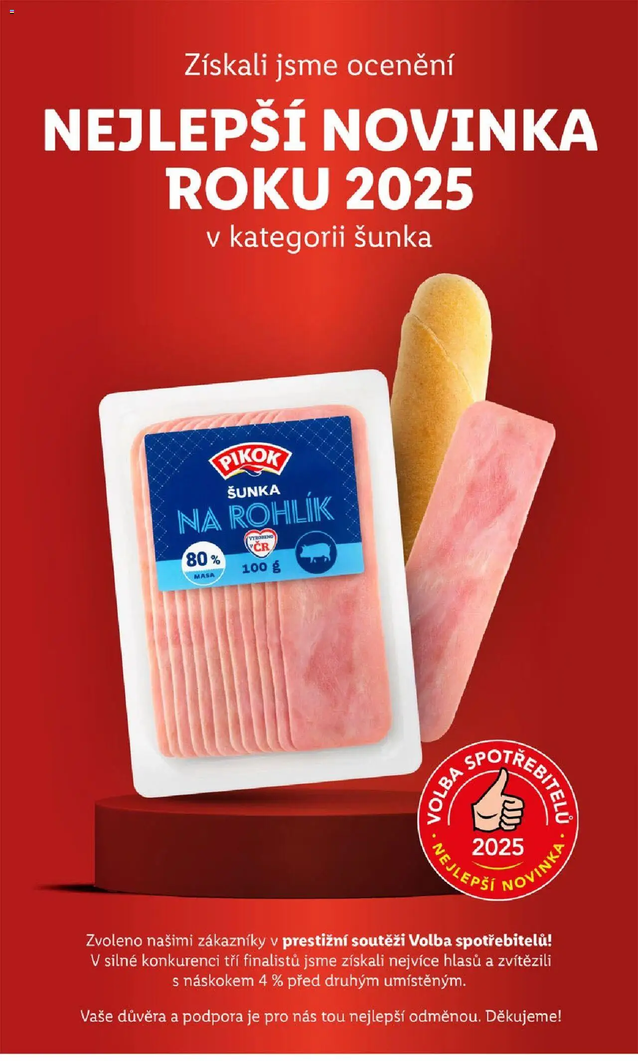 Lidl leták od 23.06.2025 | Strana: 26 | Produkty: Šunka, Rohlík, Pikok