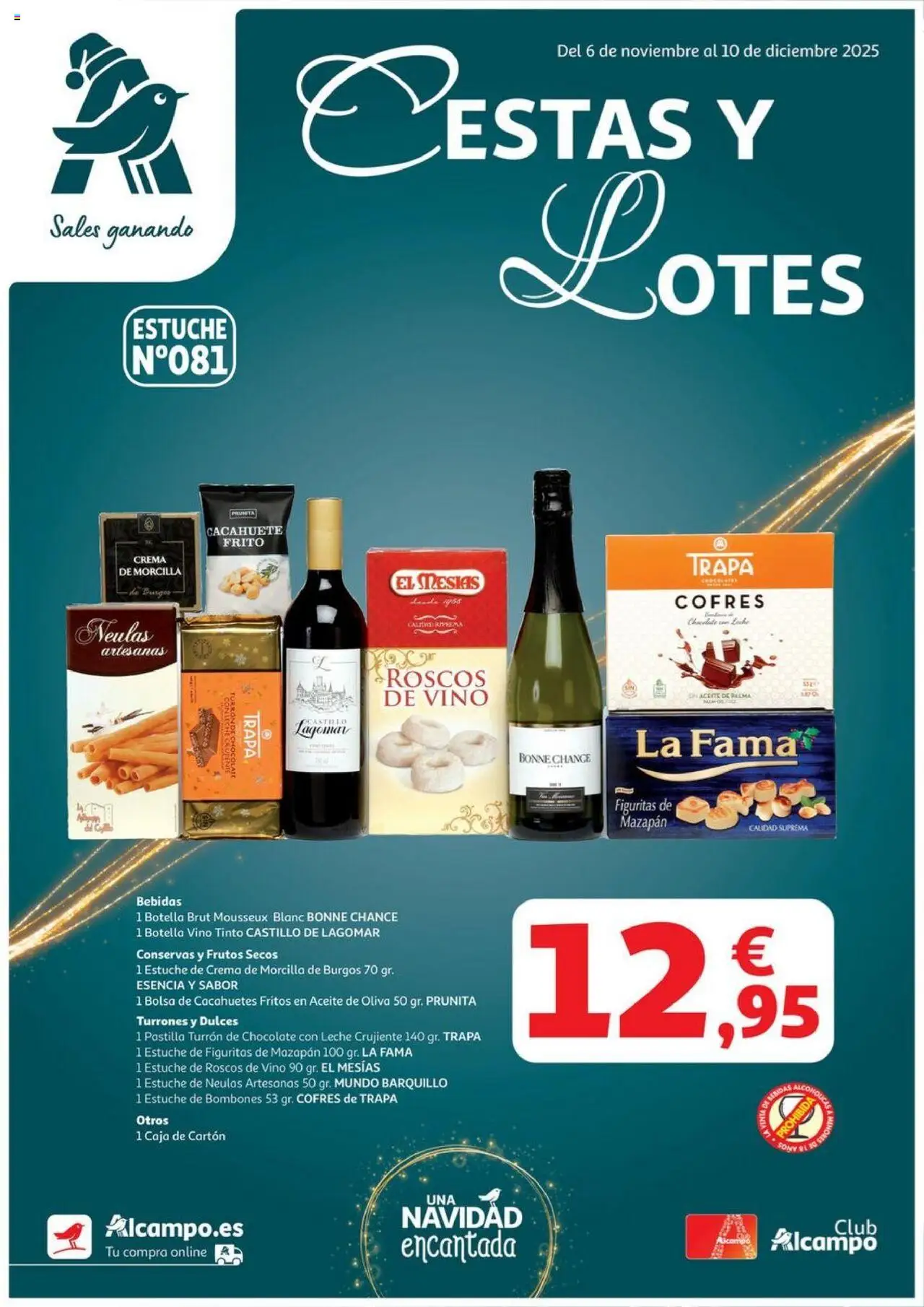 Alcampo - Valencia y Castellón │ válido desde el 06.11.2025 | Página: 1 | Productos: Leche, Aceite, Vino, Crema