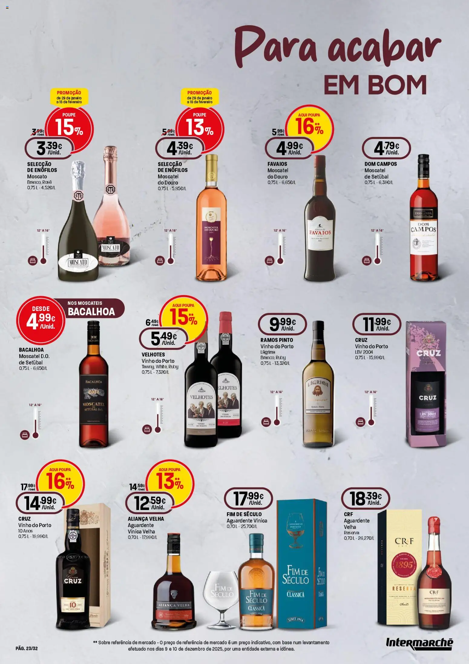 Intermarché - Queijos, Vinhos e Enchidos Super │ válido de 29.01.2026 | Página: 23 | Produtos: Aliança, Base, Vinho